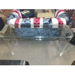 Andrew Martin Augustine Acrylic Console Table