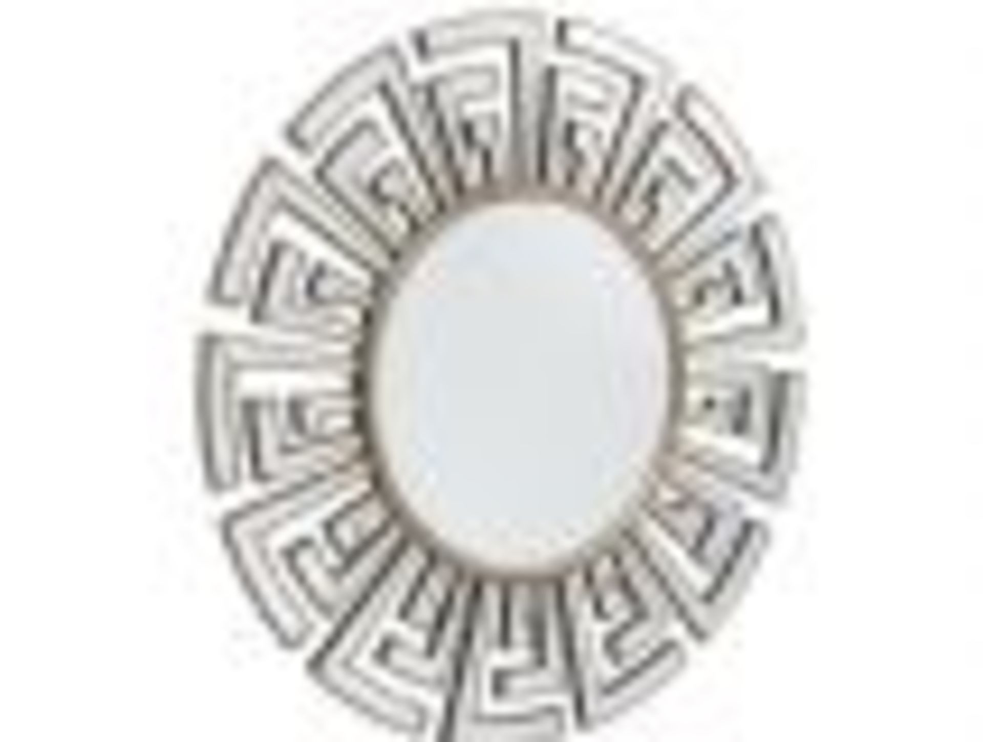 Claridge Art Deco Round Mirror - Image 2 of 2
