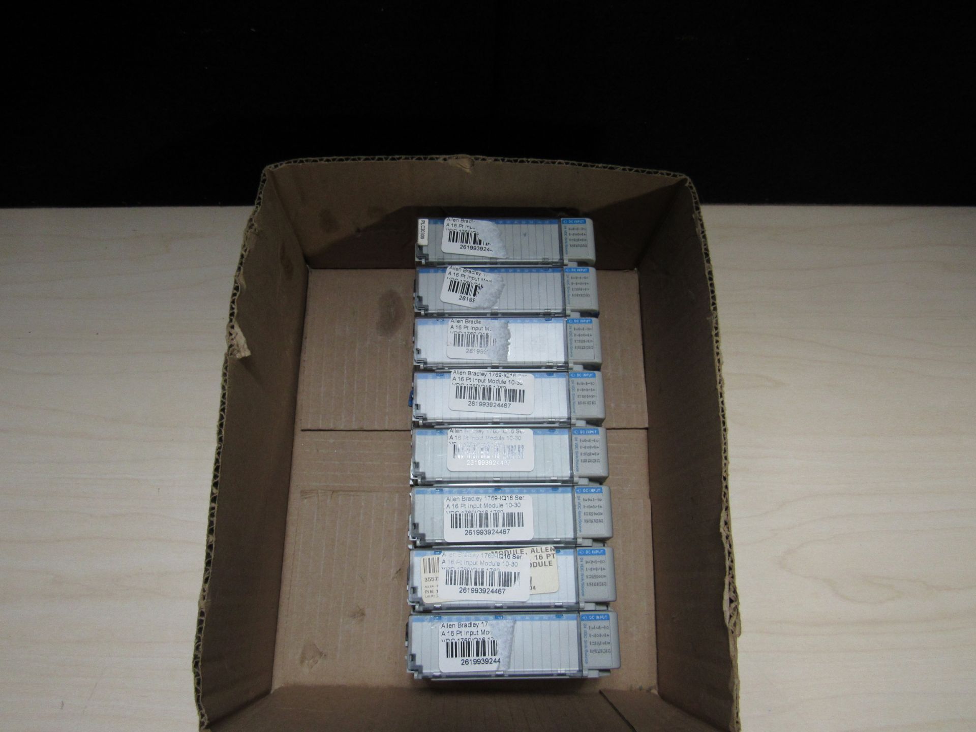 LOT OF 8 ALLEN BRADLEY COMPACT I/O 16PT INPUT MODULES 1769-IQ16 SER A - Image 2 of 3