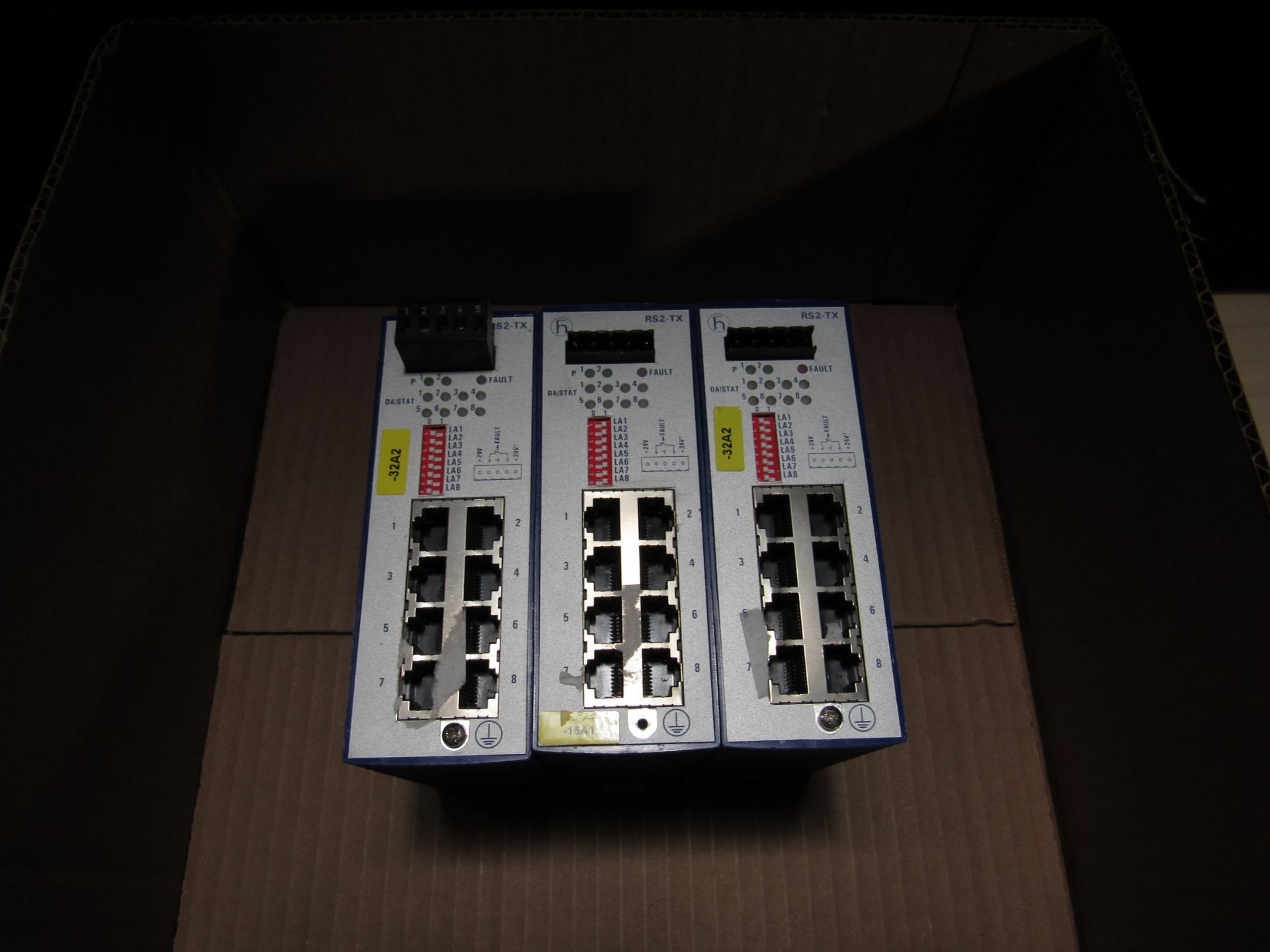 LOT OF 3 HIRSCHMANN RS2-TX RAIL SWITCHES - Image 2 of 3