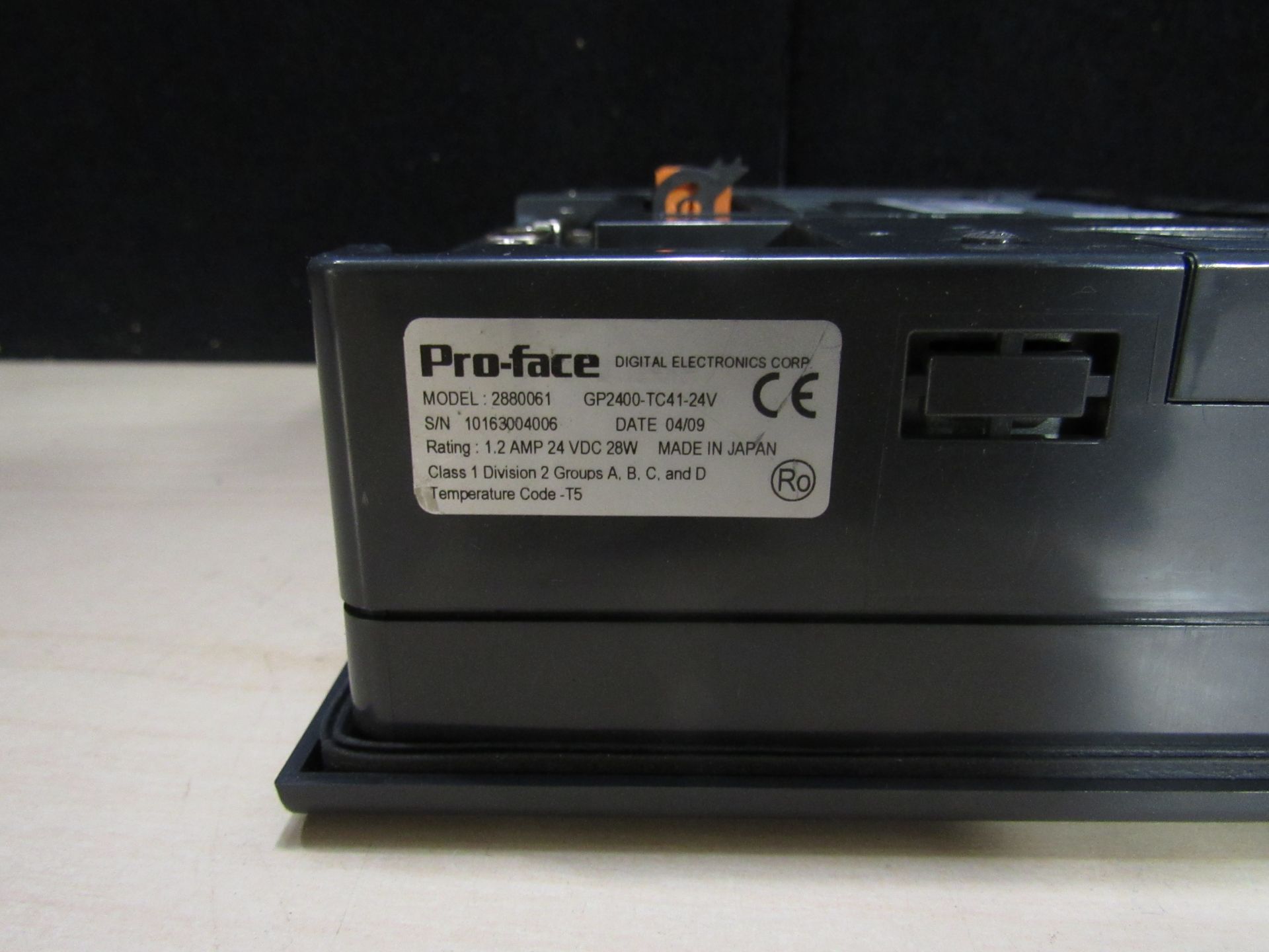 PRO-FACE MODEL 2880061 GP2400-TC41-24V (NO MEMORY CARD) - Image 3 of 3