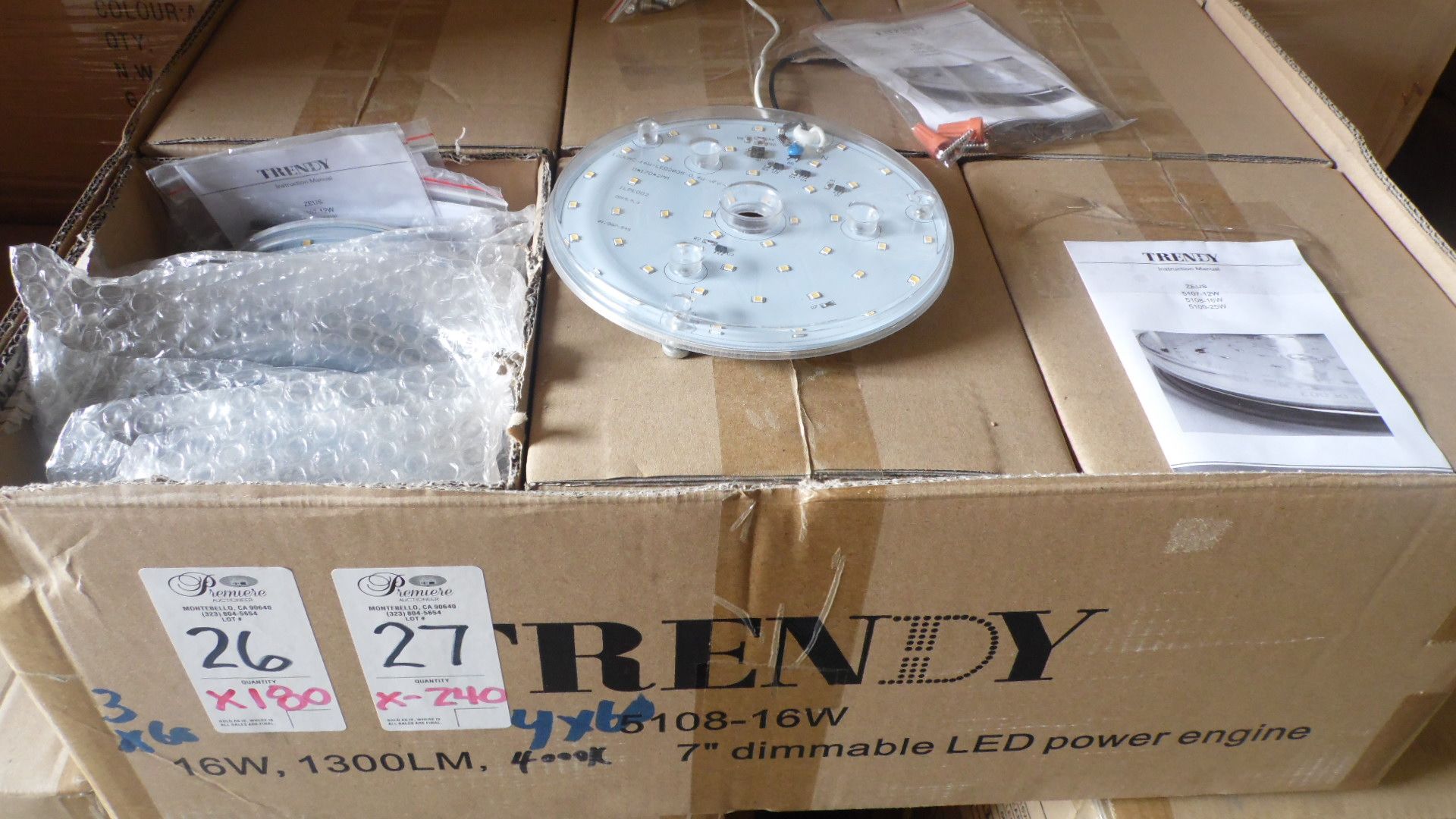 TRENDY 7" DIMMABLE LED POWER ENGINE 16W