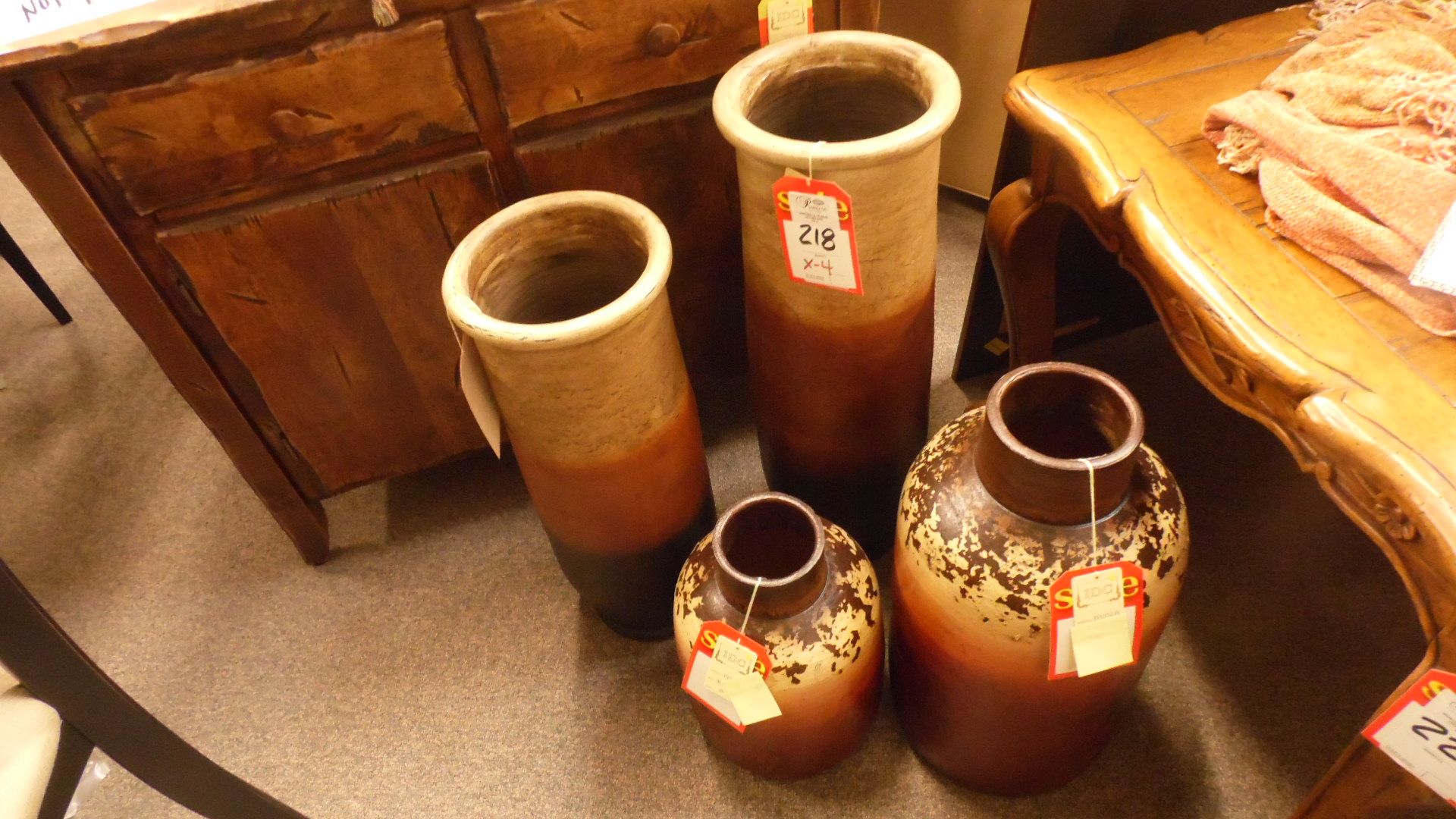 ASSORTED VASES