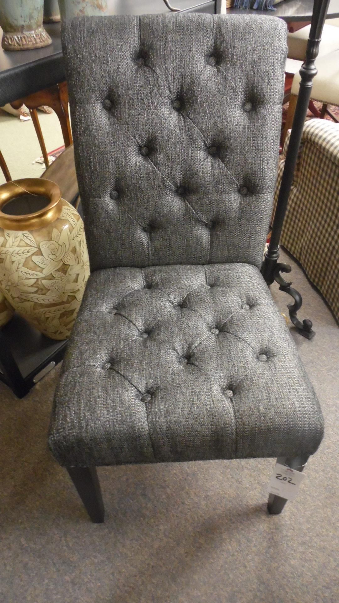 GRAY SIDE CHAIR