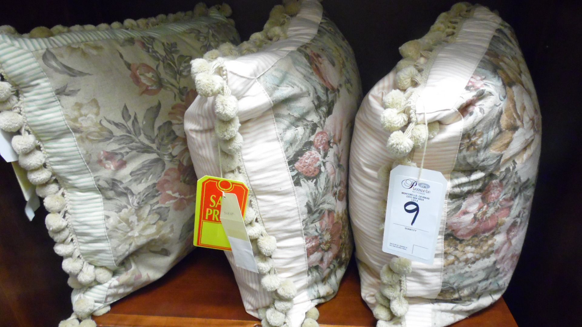 3 - FLORAL PILLOWS