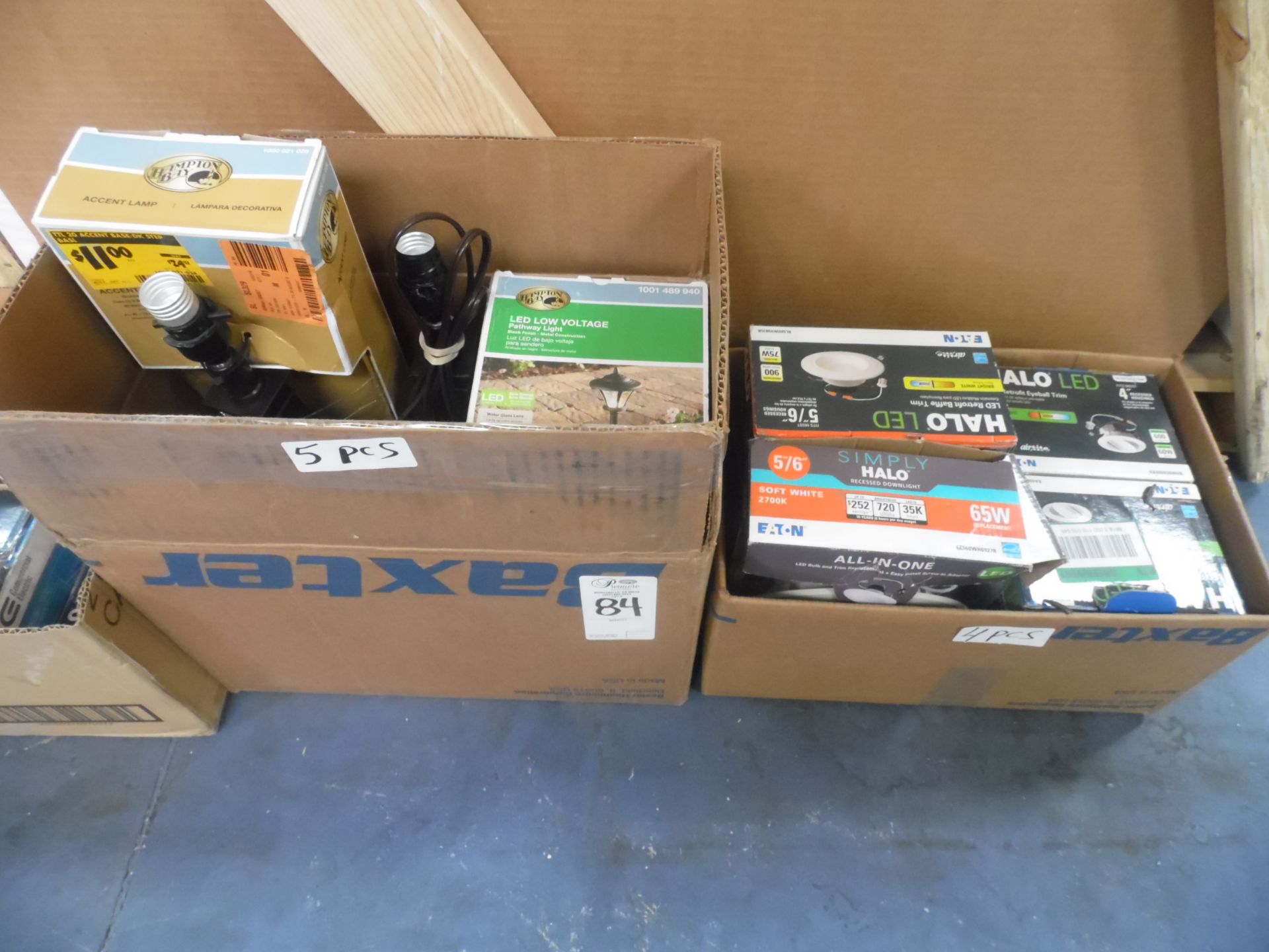 2-BOXES OF ASSORTED LIGHTING