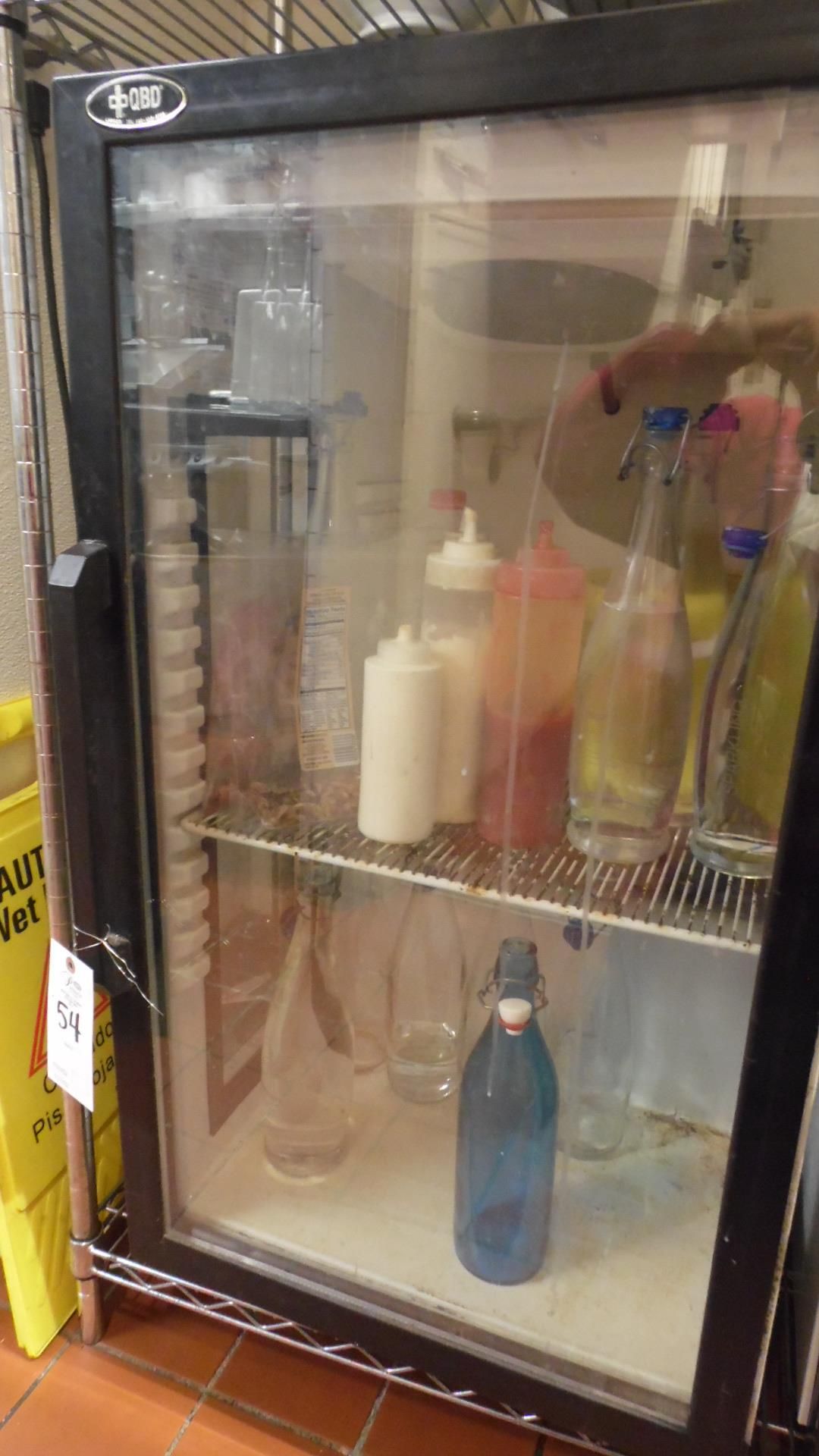 LARGE GLASS FRONT REFRIGERATOR