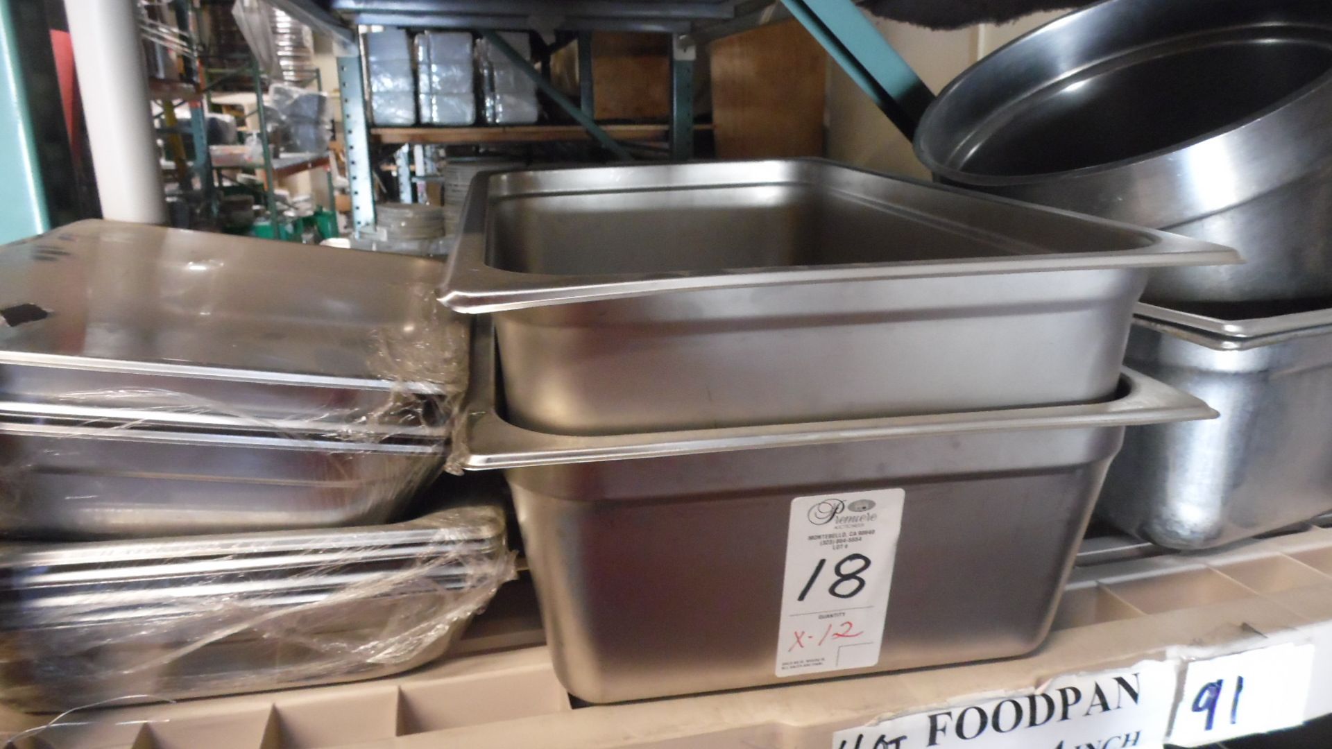 ASSORTED STAINLESS FOOD PANS