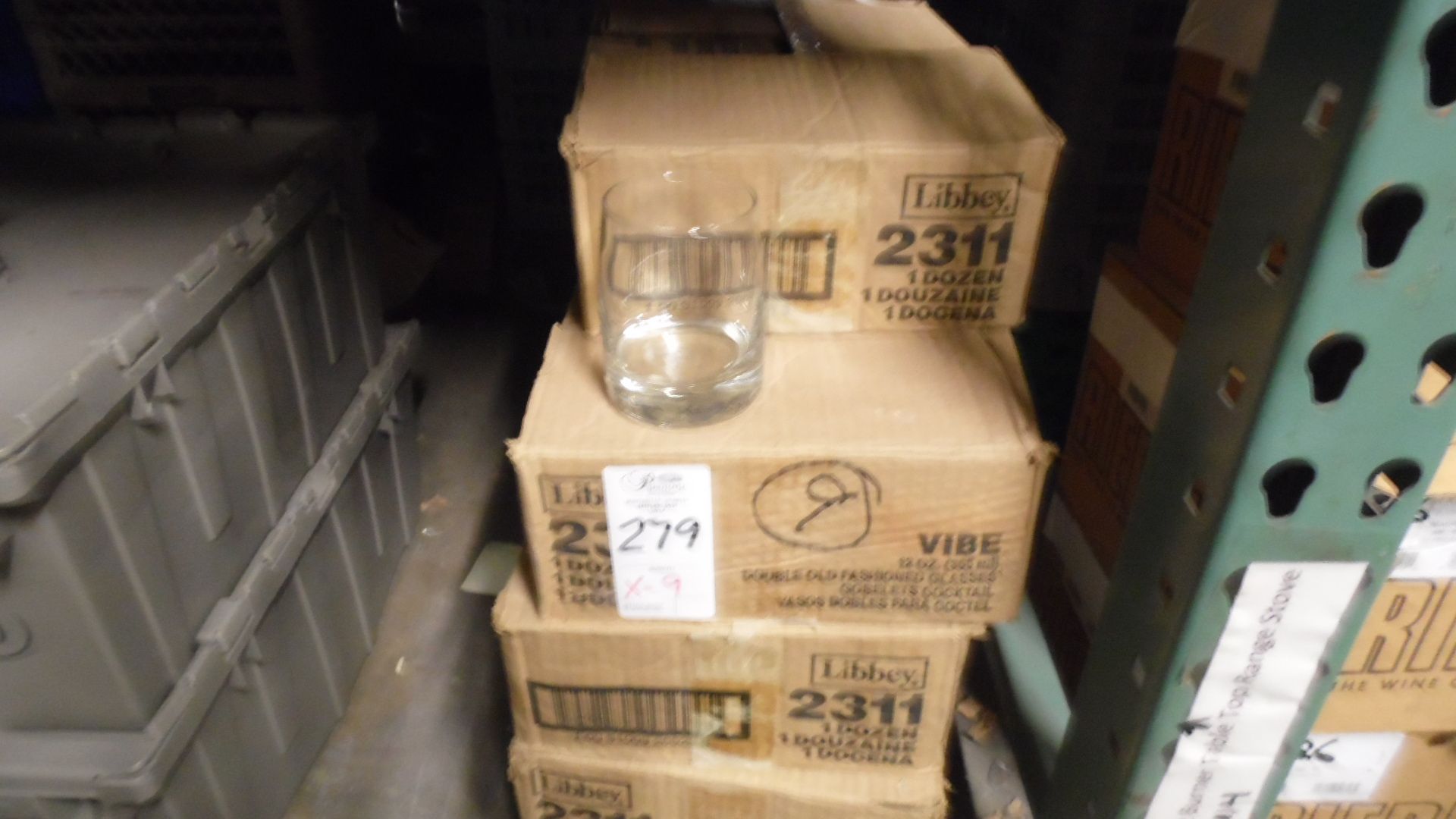 BOXES OF 12oz. LIBBY WATER GLASSES