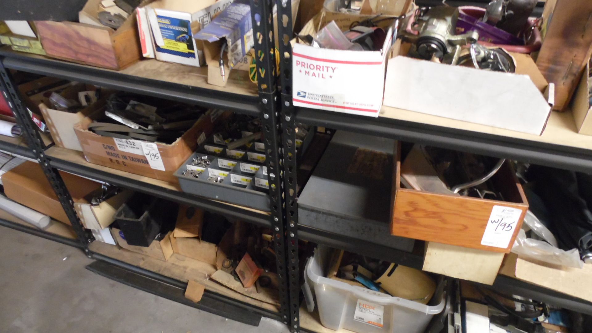 CONTENTS ON SHELVES, FANS, MUSTANG DOOR HANDLES - Image 2 of 2