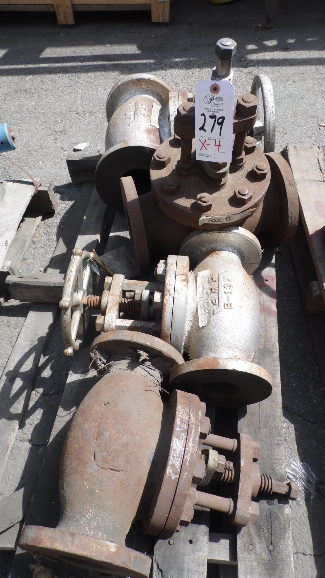 (2) 3" CLASS 150 PLUG VALVE, (2) 2" CLASS 150 PLUG VALVE