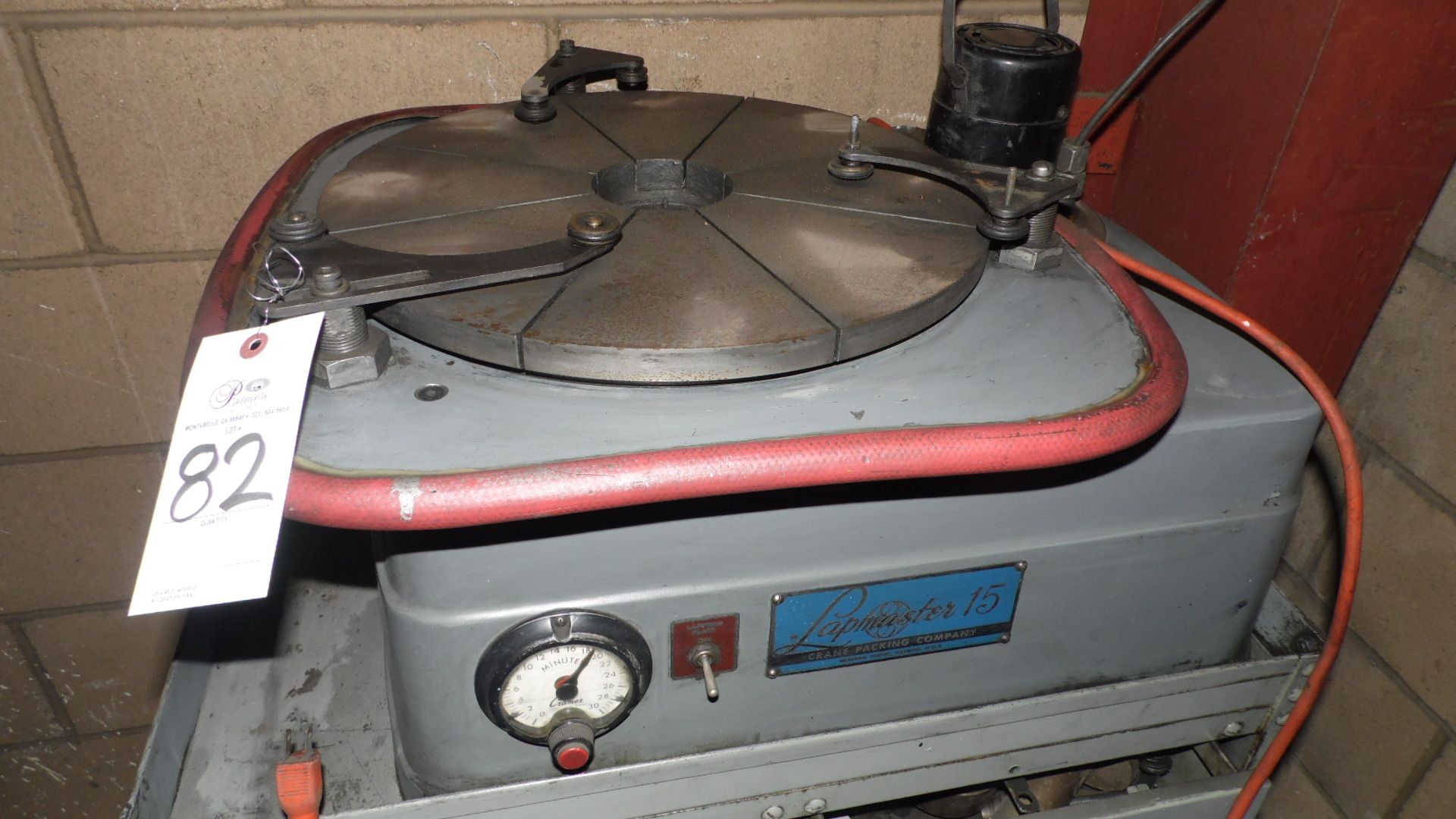 LAPMATER 15 LAPPING MACHINE w/ ACCESS ORIES - Image 2 of 2