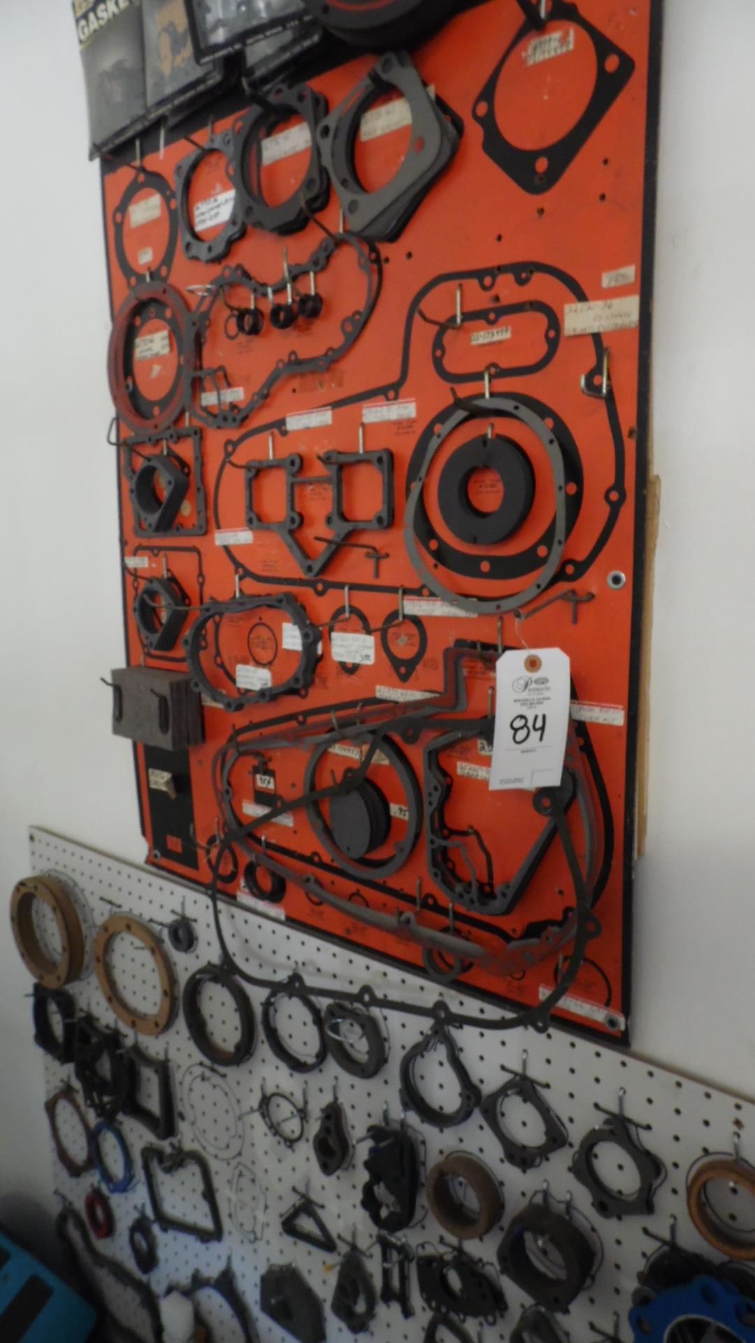 ASSORTED GASKETS (ON WALL)