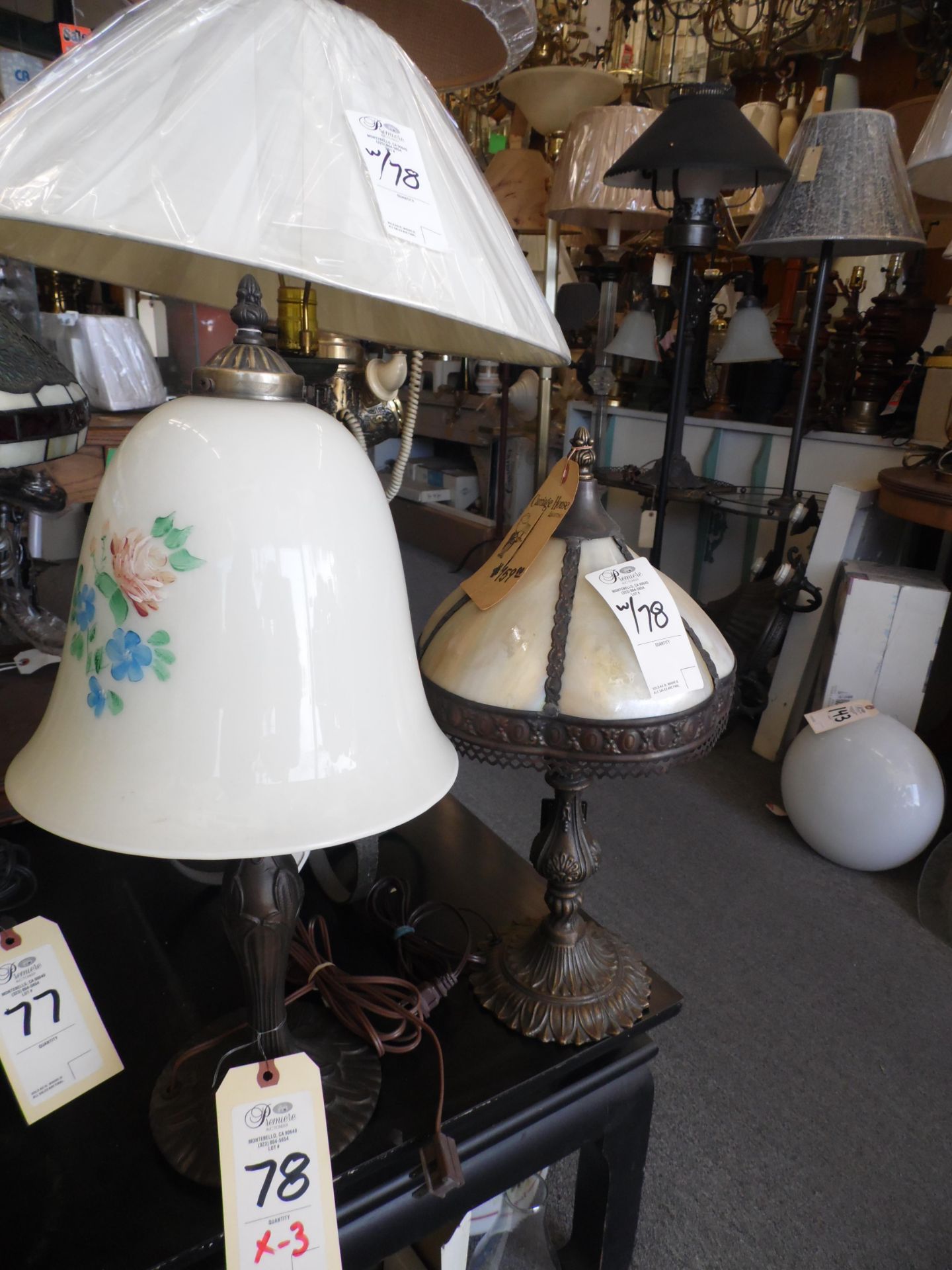 ASSORTED LAMPS