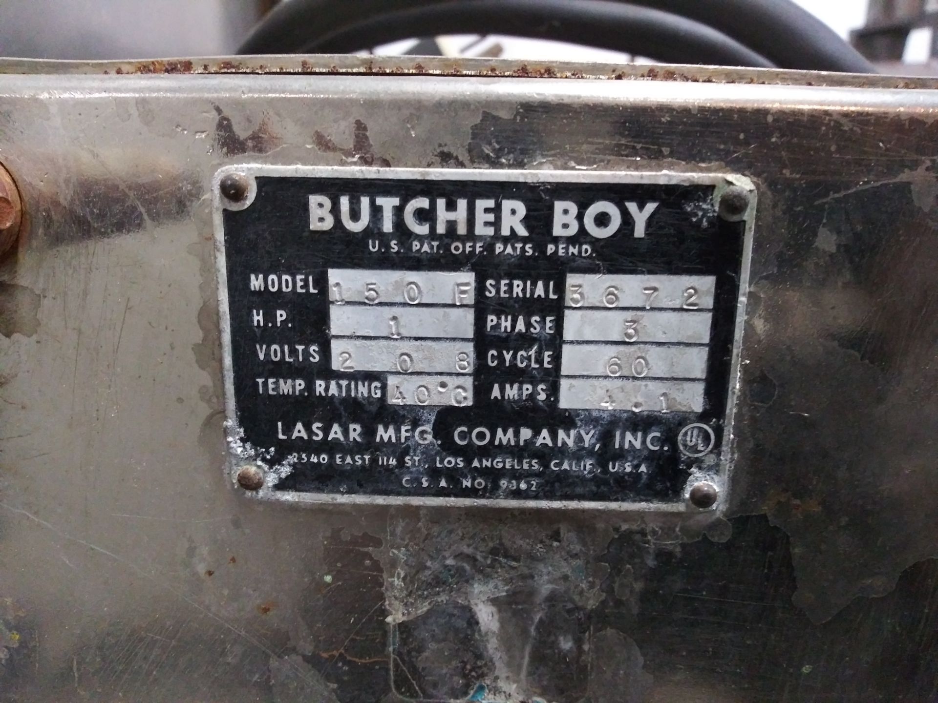 Butcher Boy Model 150F Meat Mixer - Image 2 of 2