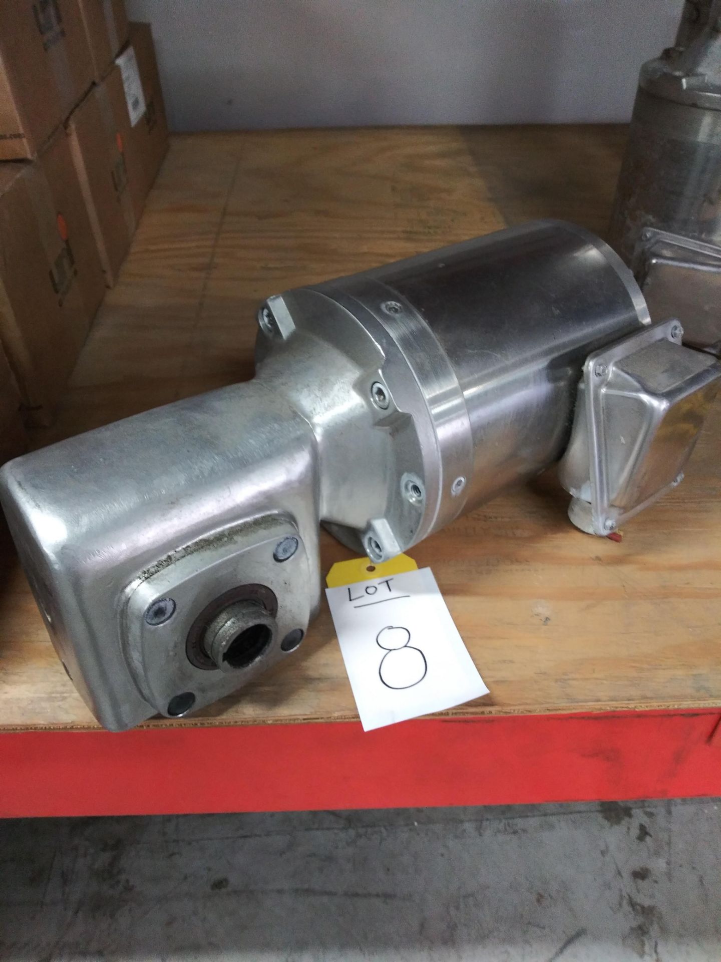 1/2 HP Leeson Washguard SST Stainless Steel Motor w/ gearbox