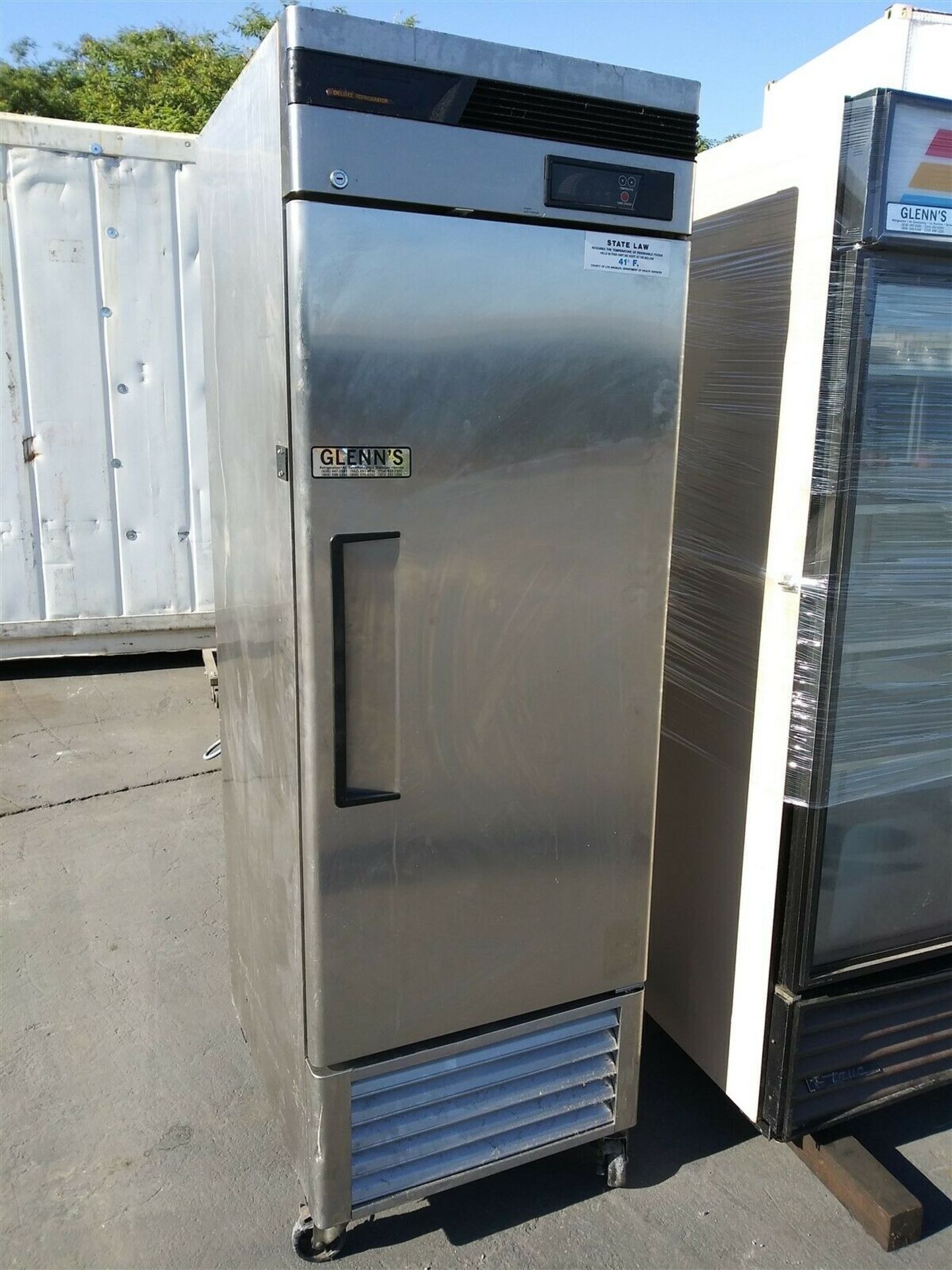 TURBO AIR DELUXE STAINLESS STEEL REFRIGERATOR