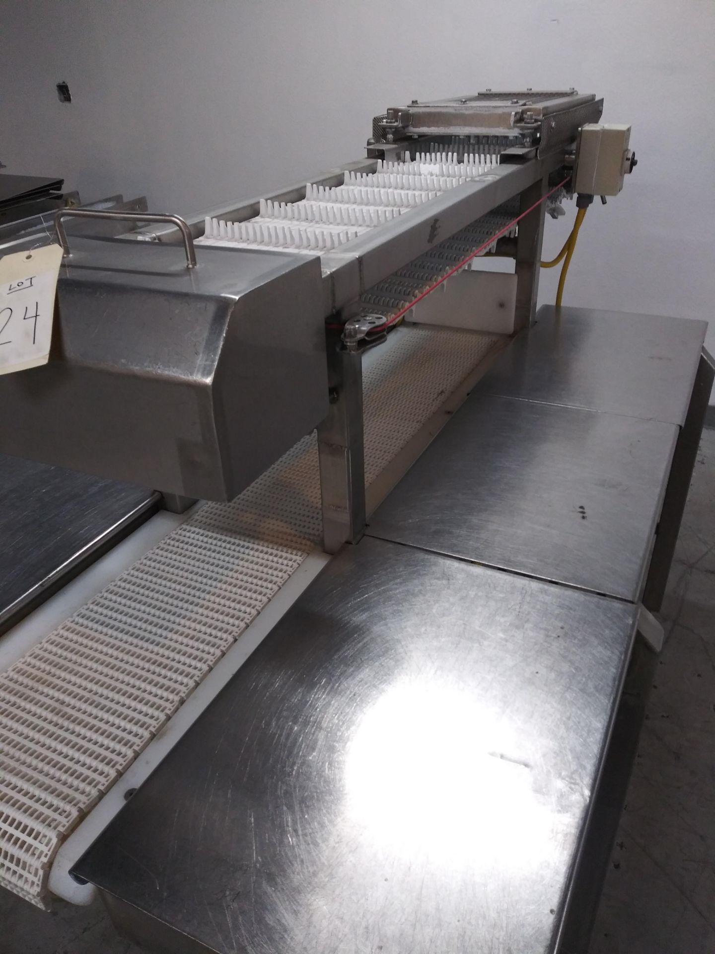 101" X 10" Wide Stainless Steel Food Grade Slicing Drop Conveyor - Image 2 of 4