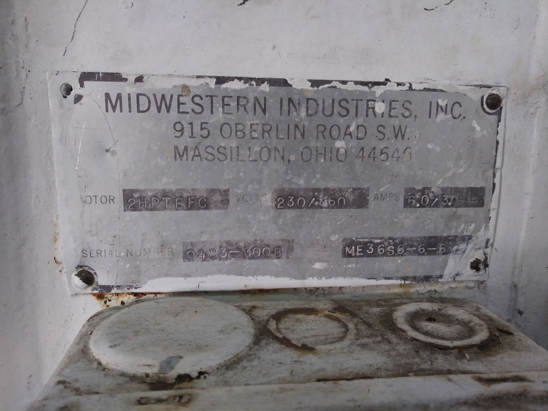 Midwestern Industries 34" Diameter Vibratory Sifter - Image 3 of 3