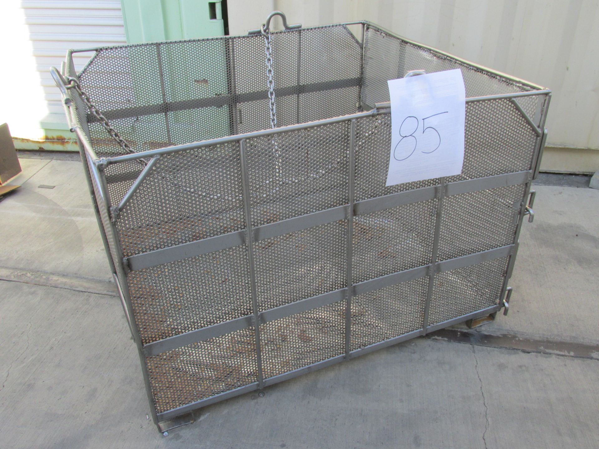 46" x 40" x 29.5" DEEP STAINLESS STEEL DEEP FRYER BASKET