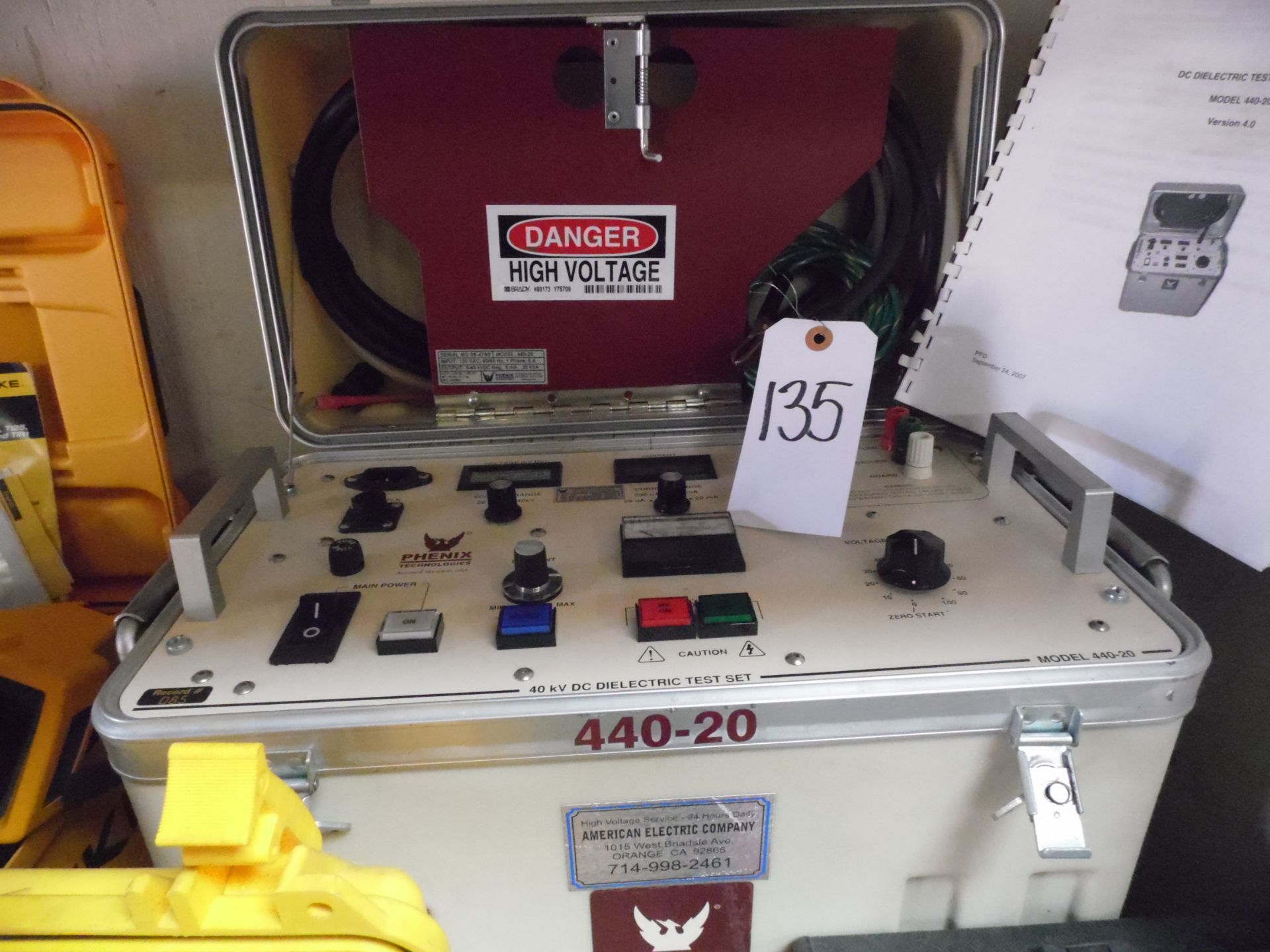 PHENIX DC DIELECTRIC TEST SET 400P