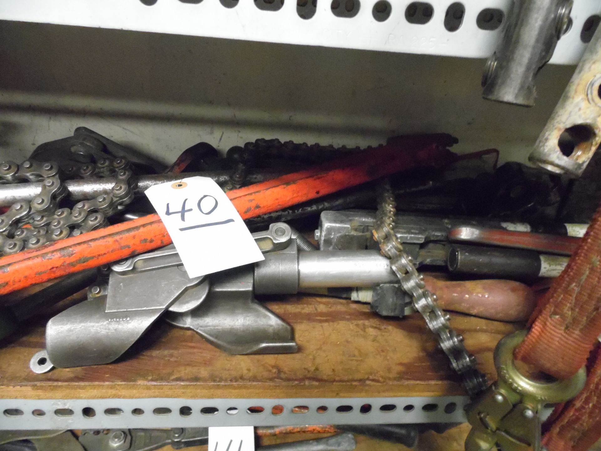 ASSORTED TOOLS (ON SHELF)