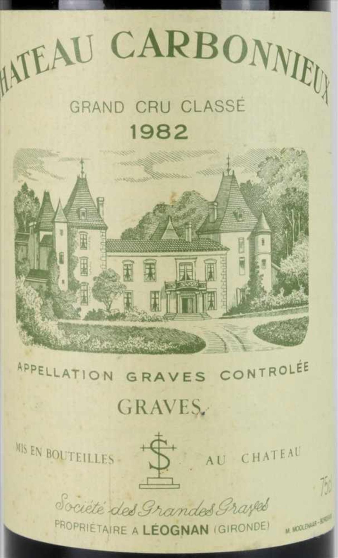 2 Flaschen Bordeaux1 x Chateau Lascombes 1982 und 1 x Chateauc Carbonnieux 1982. 0,75 Liter - Image 4 of 4