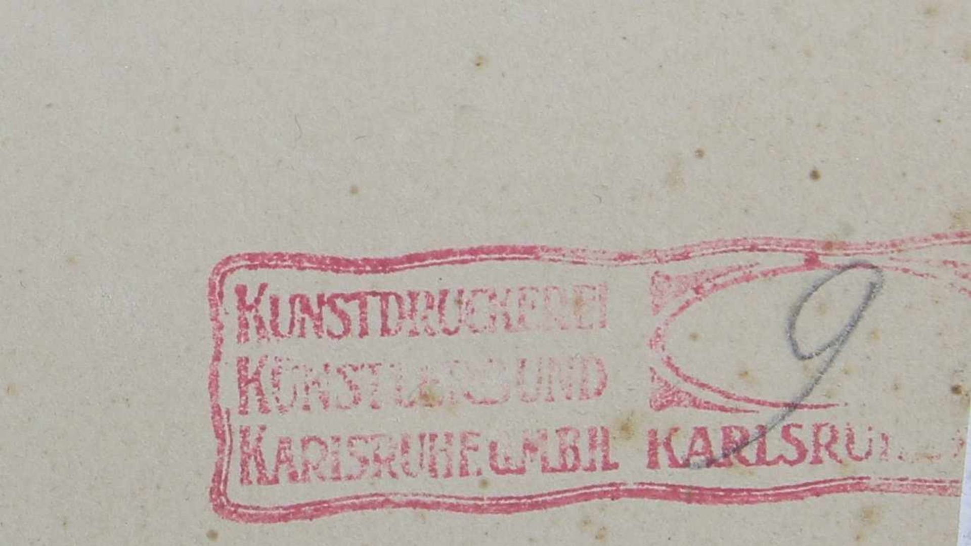 Thoma, Hans1839 Oberlehen, Bernau - 1924 Karlsruhe. Christus und Ritodemus. Lithographie auf Papier. - Image 3 of 4