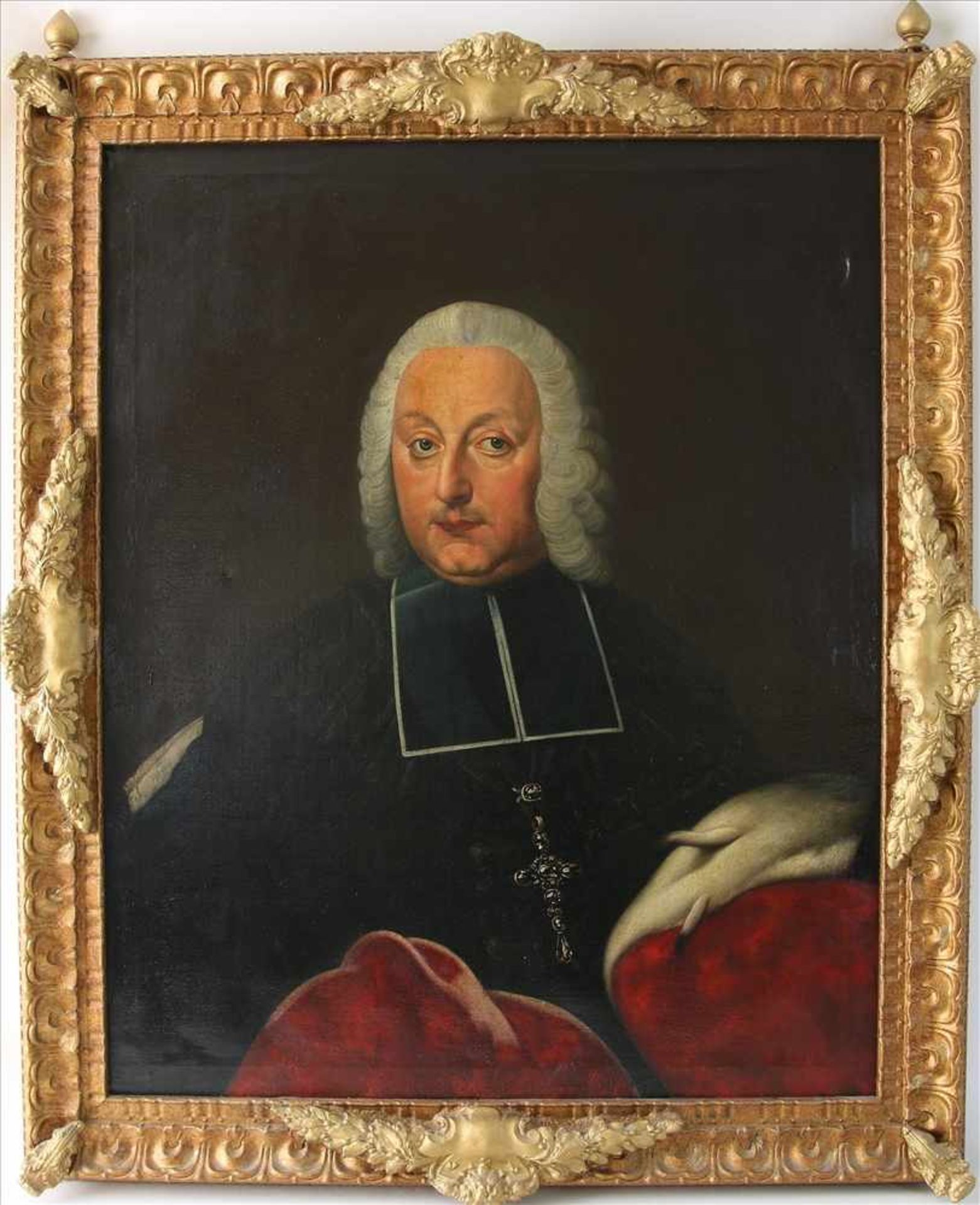 Treu, Nicolaus1734 Bamberg - 1786 Würzburg attr. Portrait des Adam Friedrich von Seinsheim, - Image 2 of 4