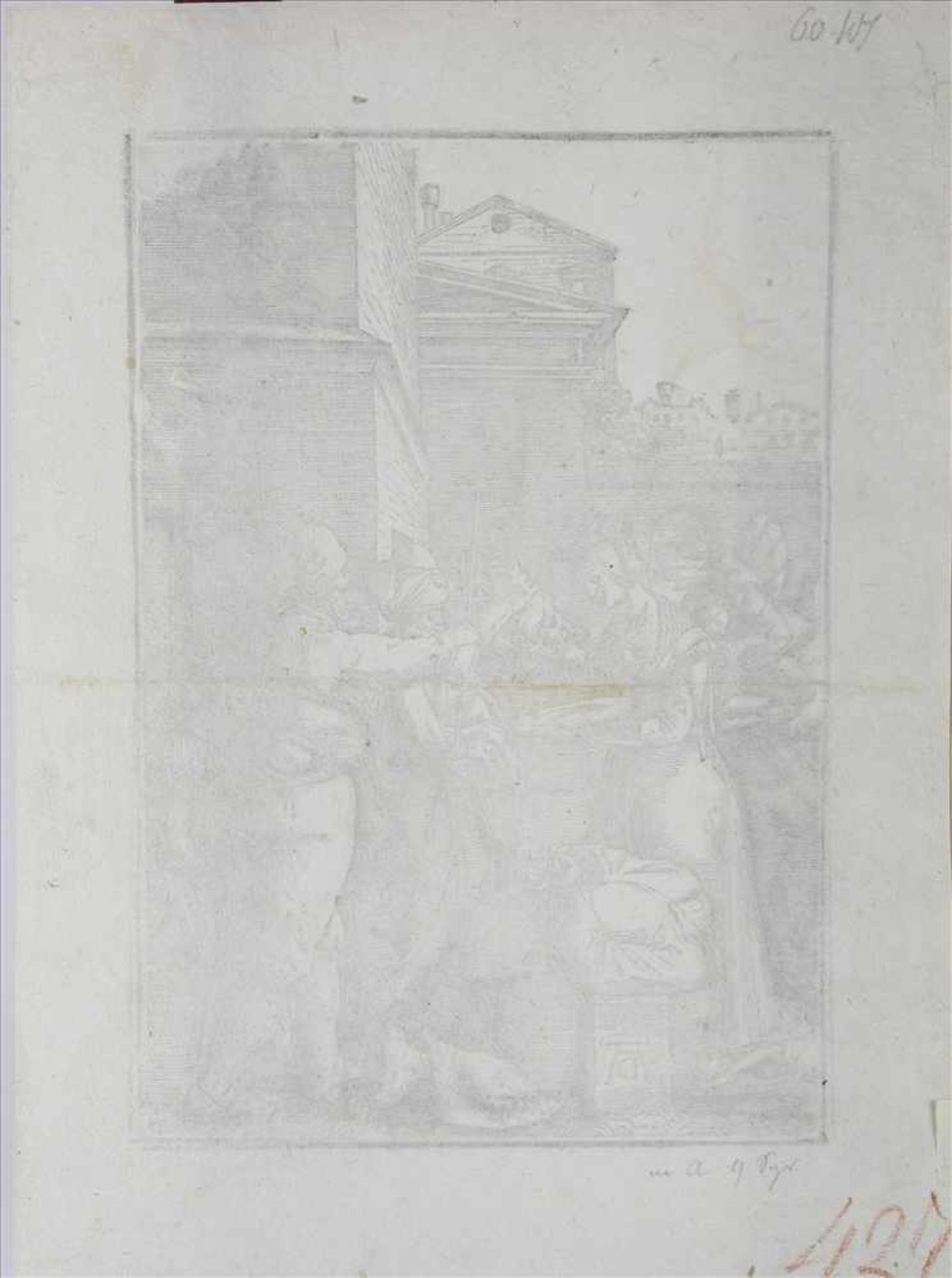 Dürer, Albrecht1471 Nürnberg - 1528 ebd. Die Enthauptung Johannes des Täufers. Originalholzschnitt - Bild 3 aus 7