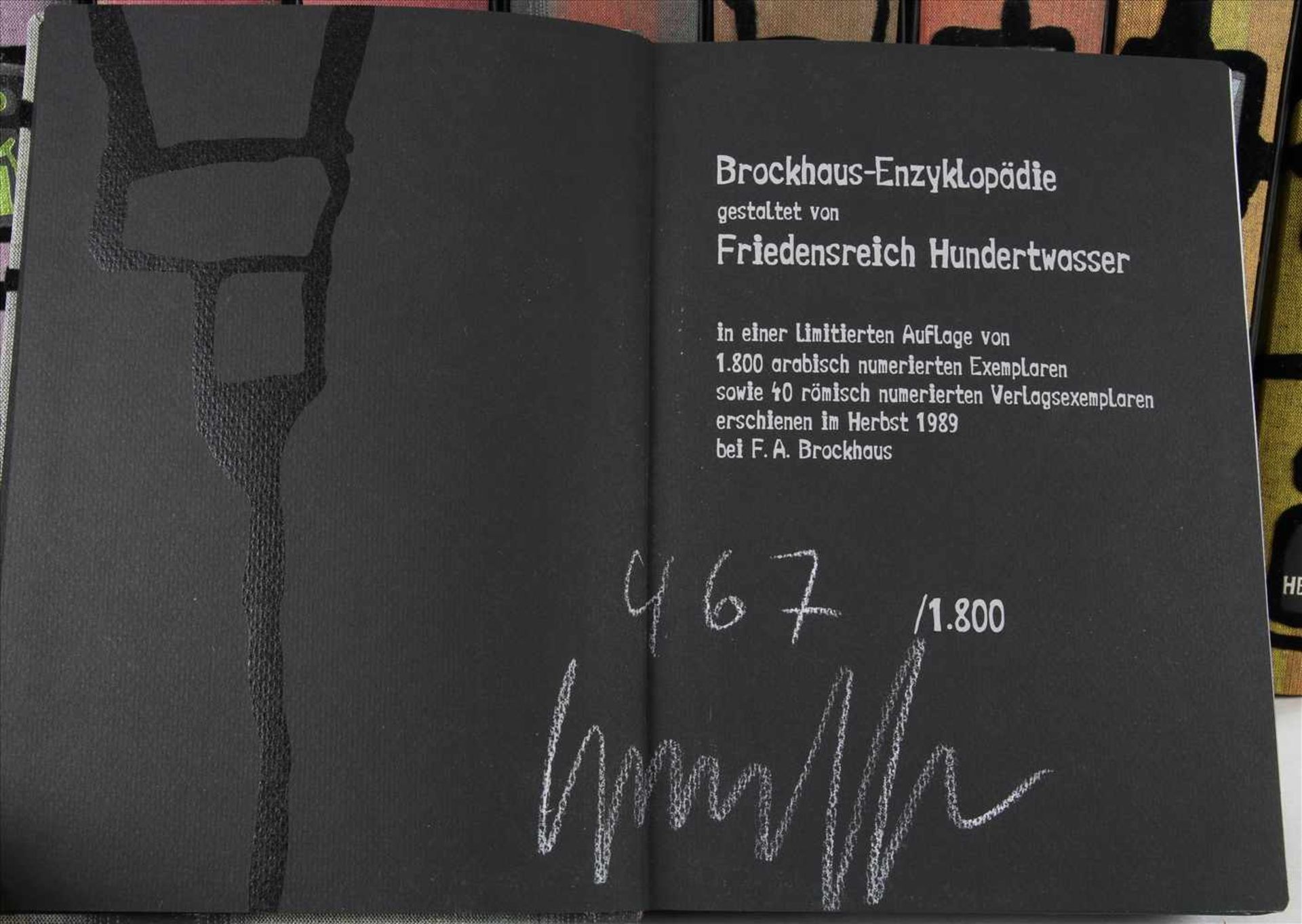 Hundertwasser, FriedensreichBrockhaus-Enzyklopädie in 24 Bänden, erschienen im Herbst 1989. Band - Bild 2 aus 4