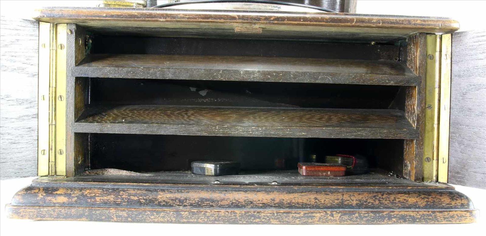 GrammophonAdler Orchestrola im Holzkasten und diverse Platten. Zustand wie abgebildet, nicht - Bild 5 aus 10