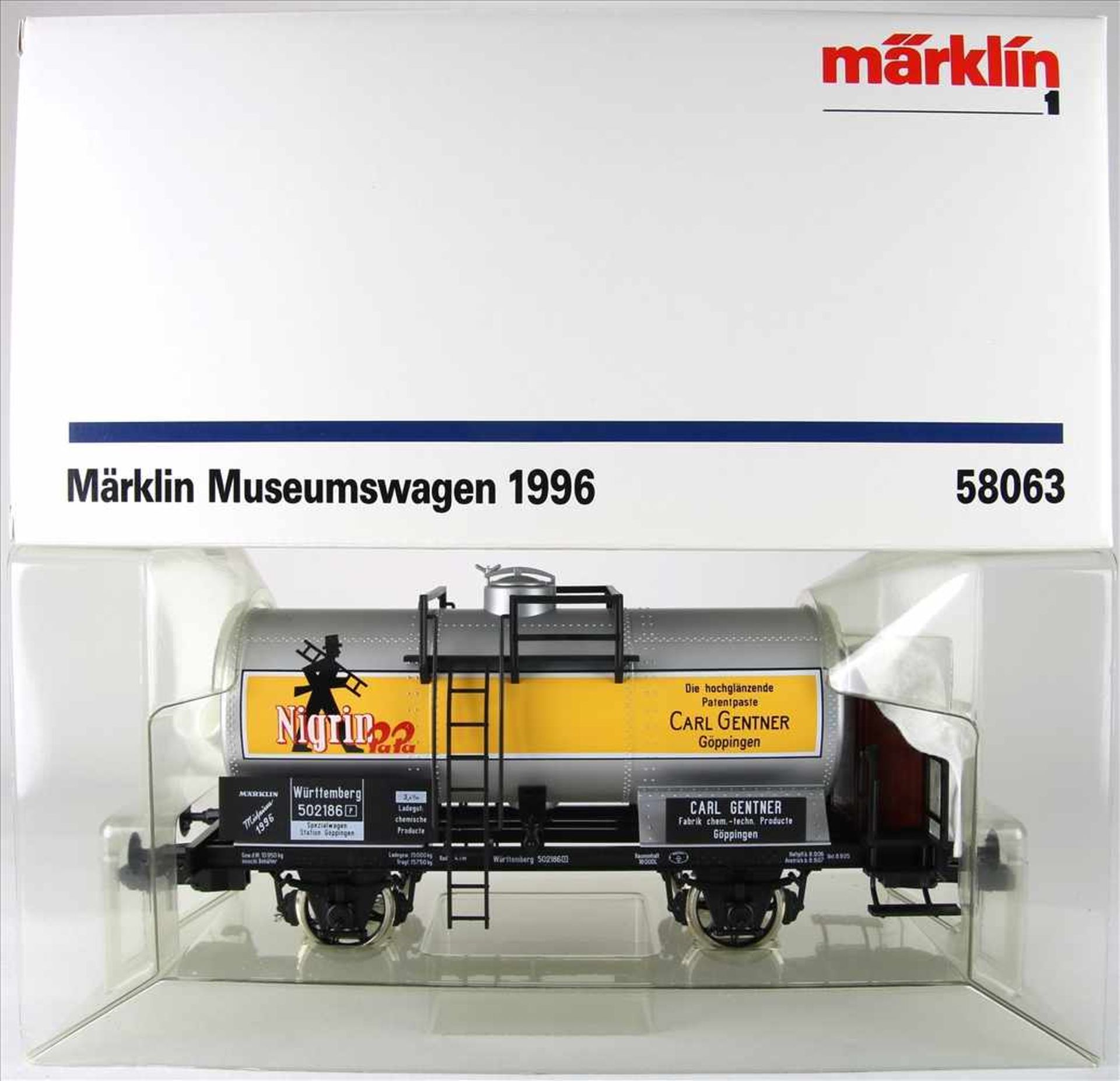 Märklin Spur 1 58063Museumswagen 1996. Guter Zustand, wie abgebildet, aus Sammlungsnachlass.