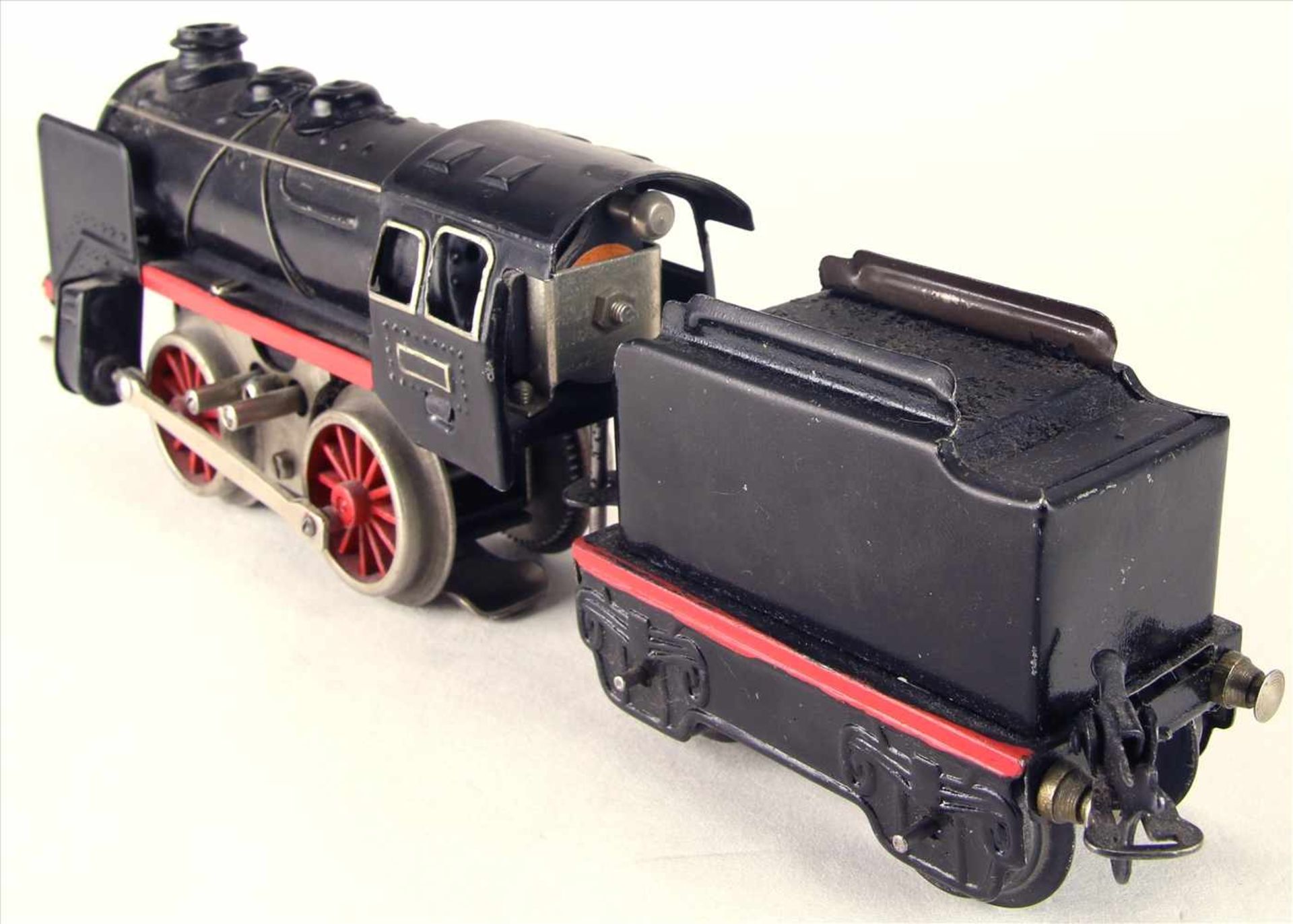Dampflokomotive Spur 0Karl Bub späte 1940-er Jahre. Dampflok mit Tender. Elektroantrieb. - Bild 4 aus 5