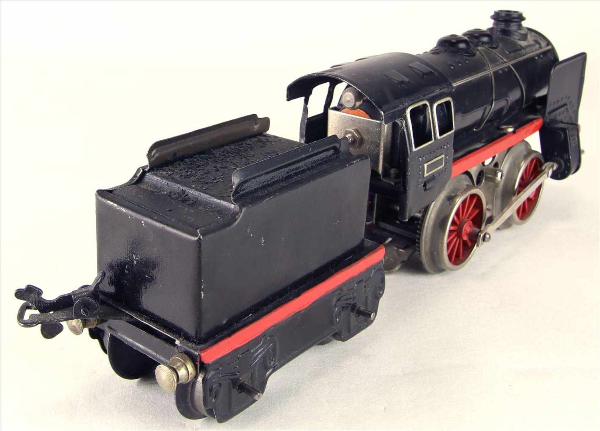 Dampflokomotive Spur 0Karl Bub späte 1940-er Jahre. Dampflok mit Tender. Elektroantrieb. - Bild 3 aus 5