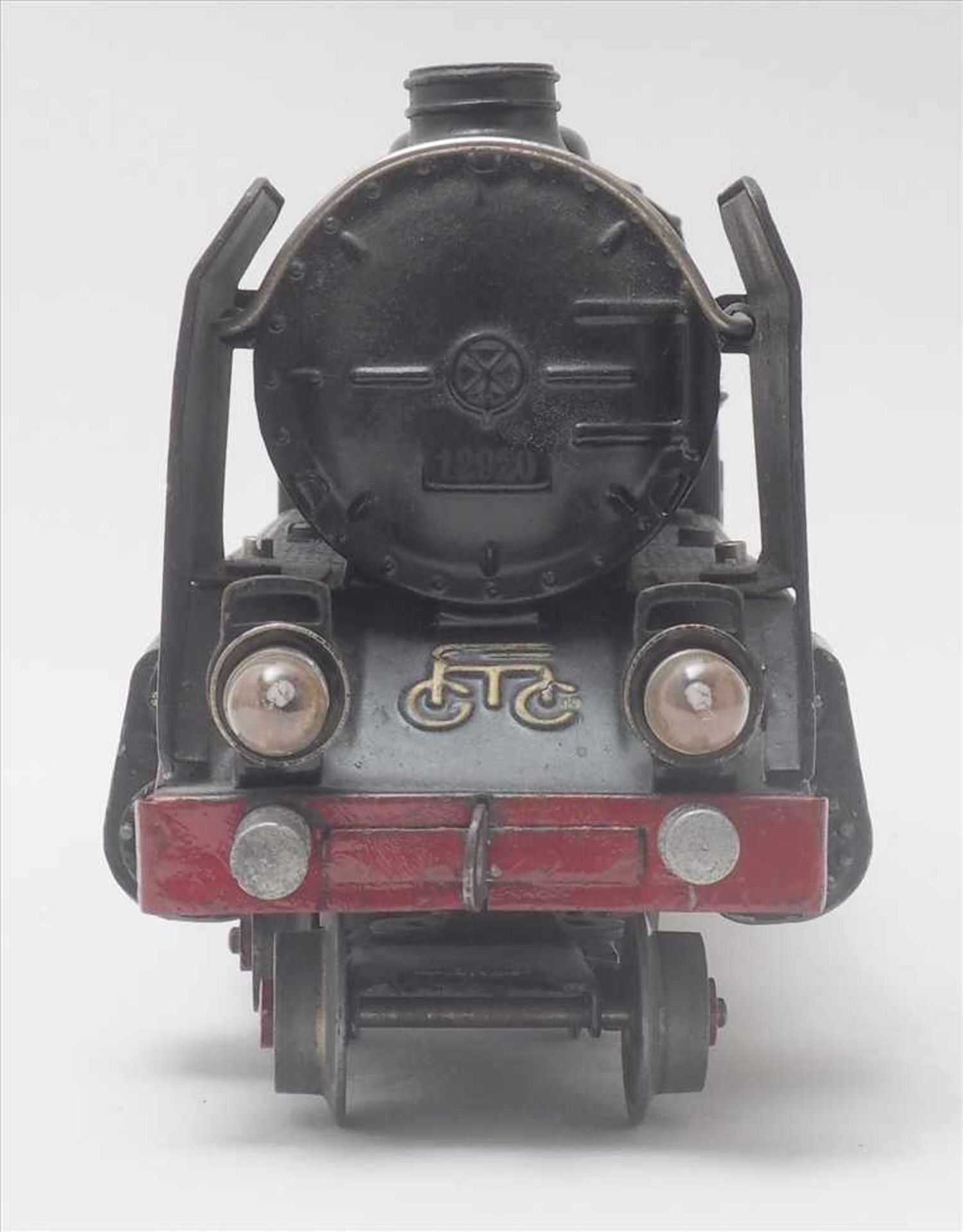 Märklin DampflokSpur 0, 1930-er Jahre. Elektroantrieb. Achsfolge 2B. E70/12920 Dampflokomotive mit - Bild 6 aus 9