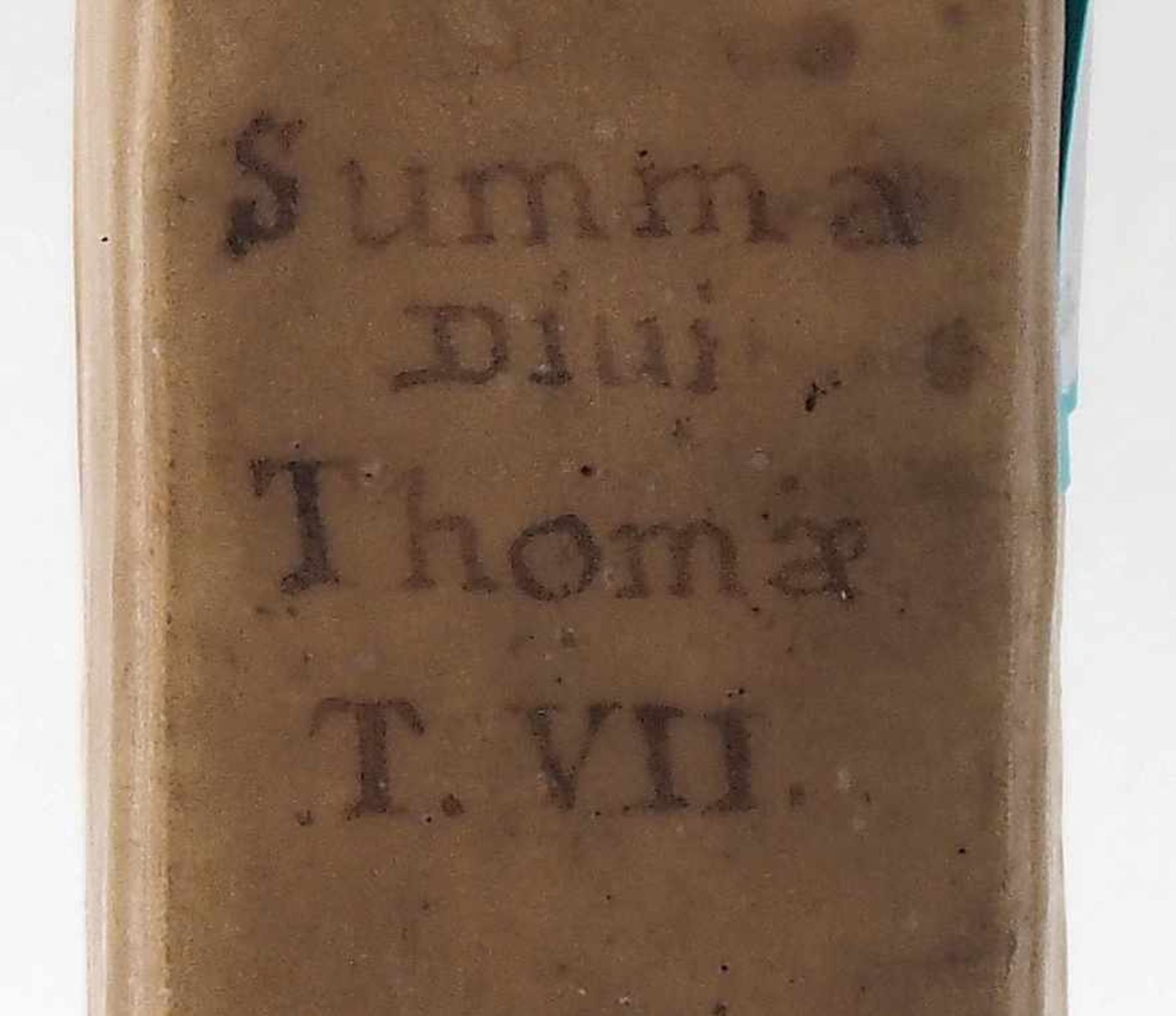Thomas von AquinSumma totius theologiae S. Thomae Aquinatis, doctoris angelici, ordinis - Image 4 of 5