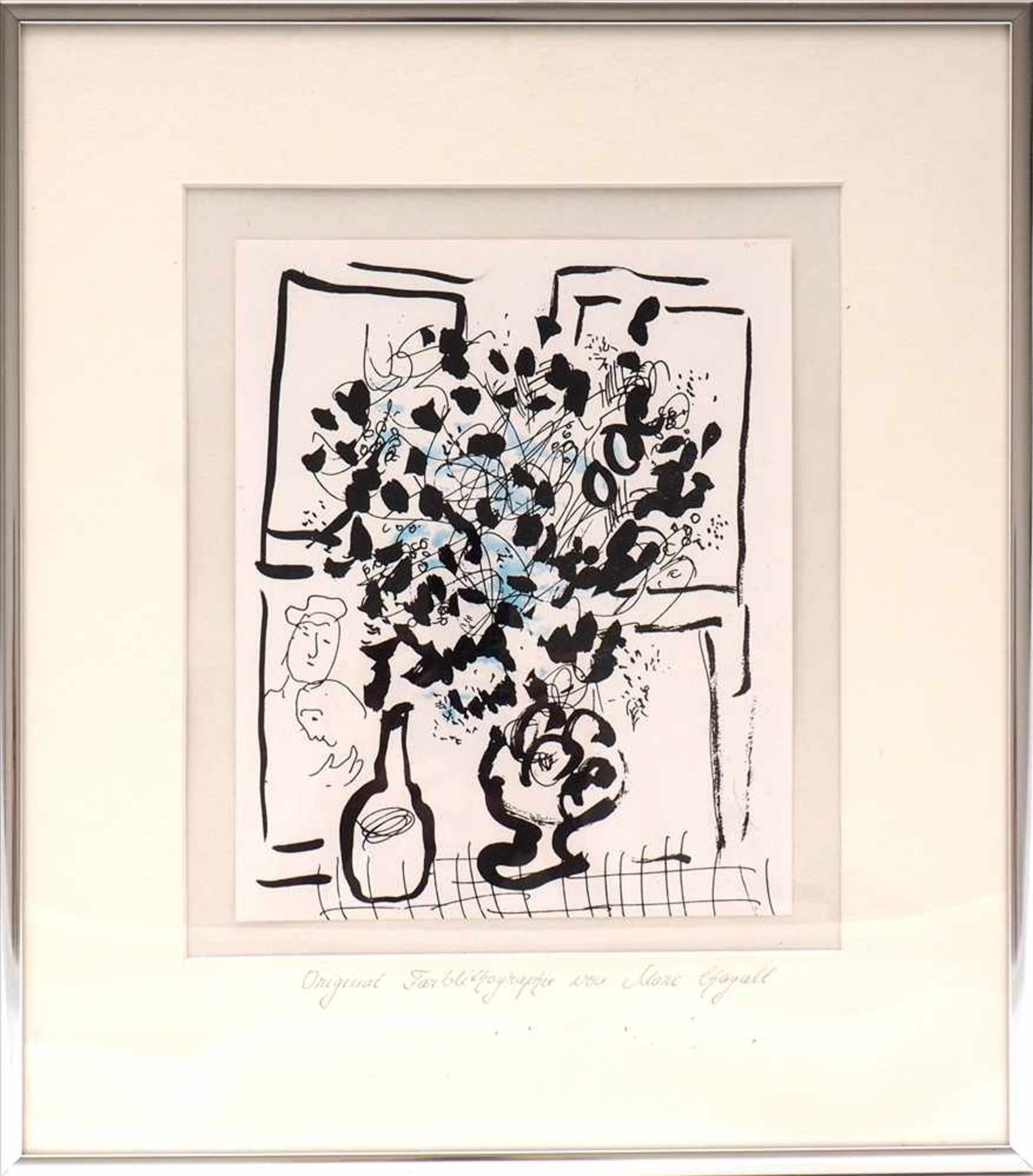 Chagall, Marc1887 Witebsk - 1985 Saint-Paul-de-Vence, nach. Farblithographie. Nach Nature morte - Bild 2 aus 4