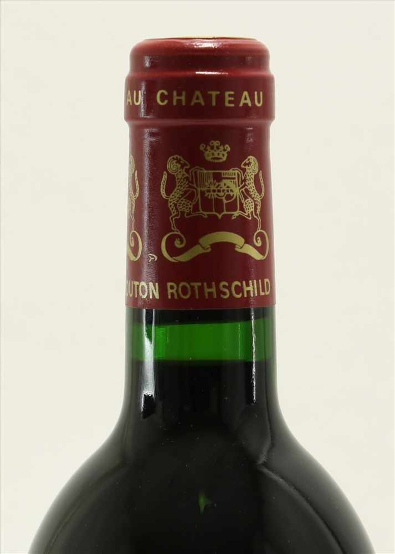 Flasche Chateau Mouton Rothschild 1990Pauillac, 0,75 Liter mit dem originalen Etikett von Francis - Bild 4 aus 4