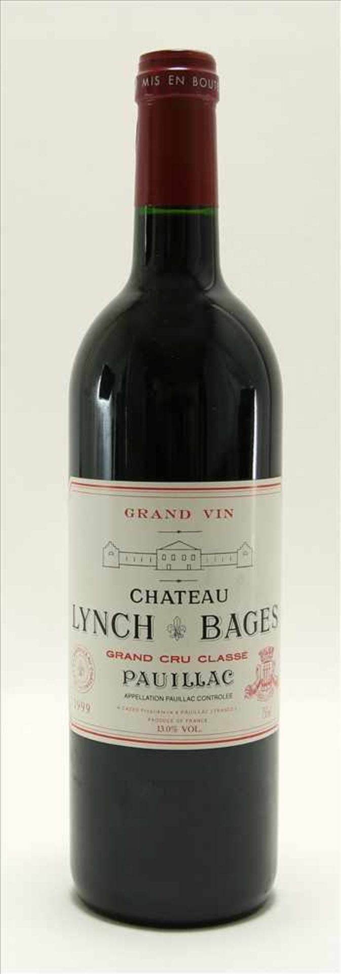 Chateau Lynch Bages 19990,75 Liter Flasche. Füllstand Mitte Hals wie abgebildet. Süddeutsche