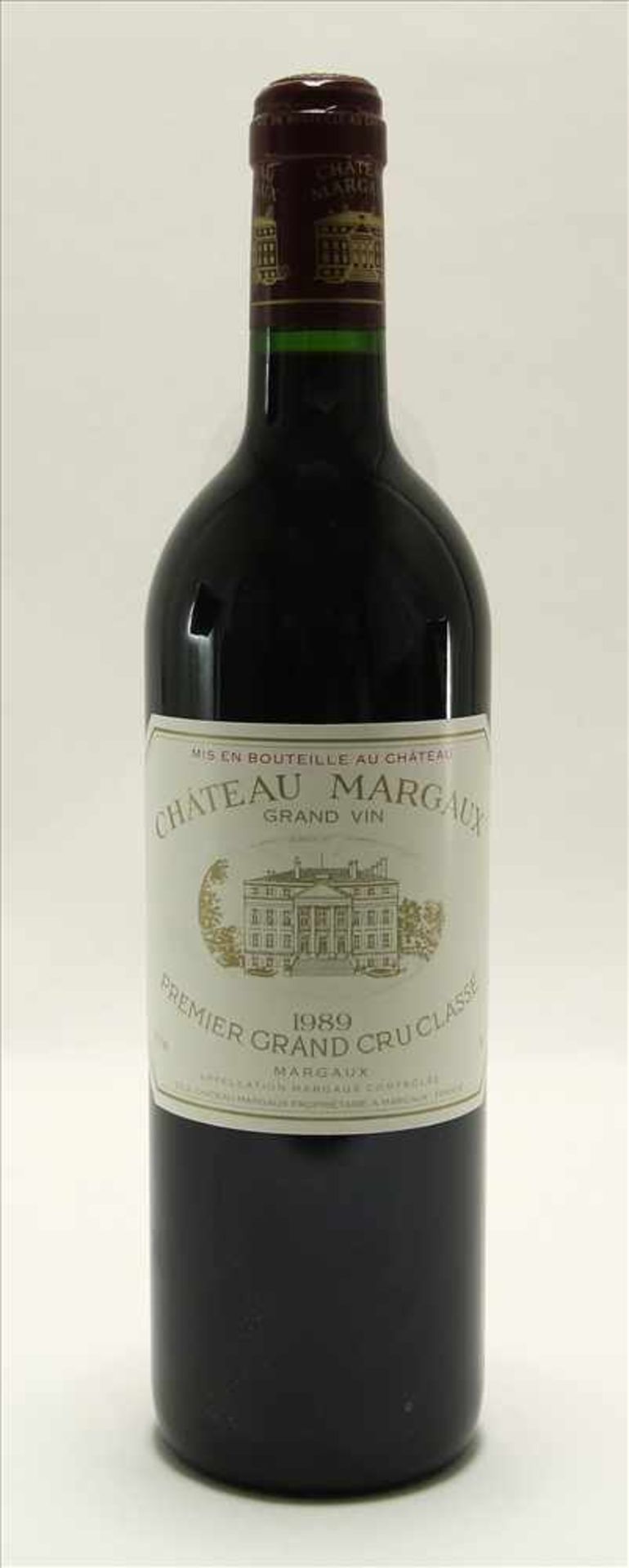 Chateau Margaux 19890,75 Liter Flasche. Füllstand Mitte Hals wie abgebildet. Süddeutsche