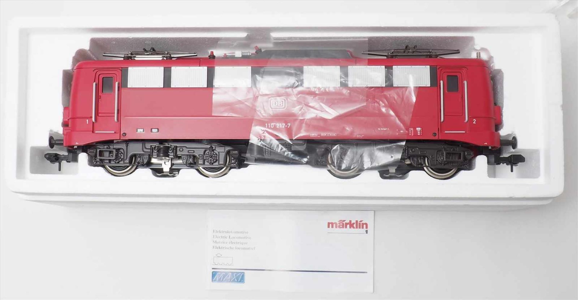 Märklin E-LokSpur 1 Maxi analog/digital. 54212. E 11 271-7 der DB. In OVP mit Papieren. Guter - Bild 3 aus 4