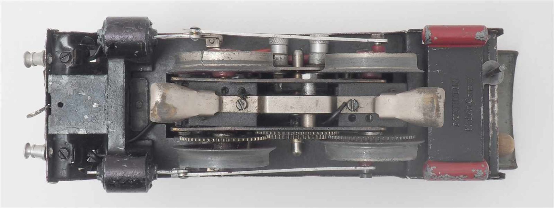 Märklin DampflokSpur 0, 1930-er Jahre. Elektroantrieb. Zweiachsige Dampflokomotive mit passendem - Bild 6 aus 9