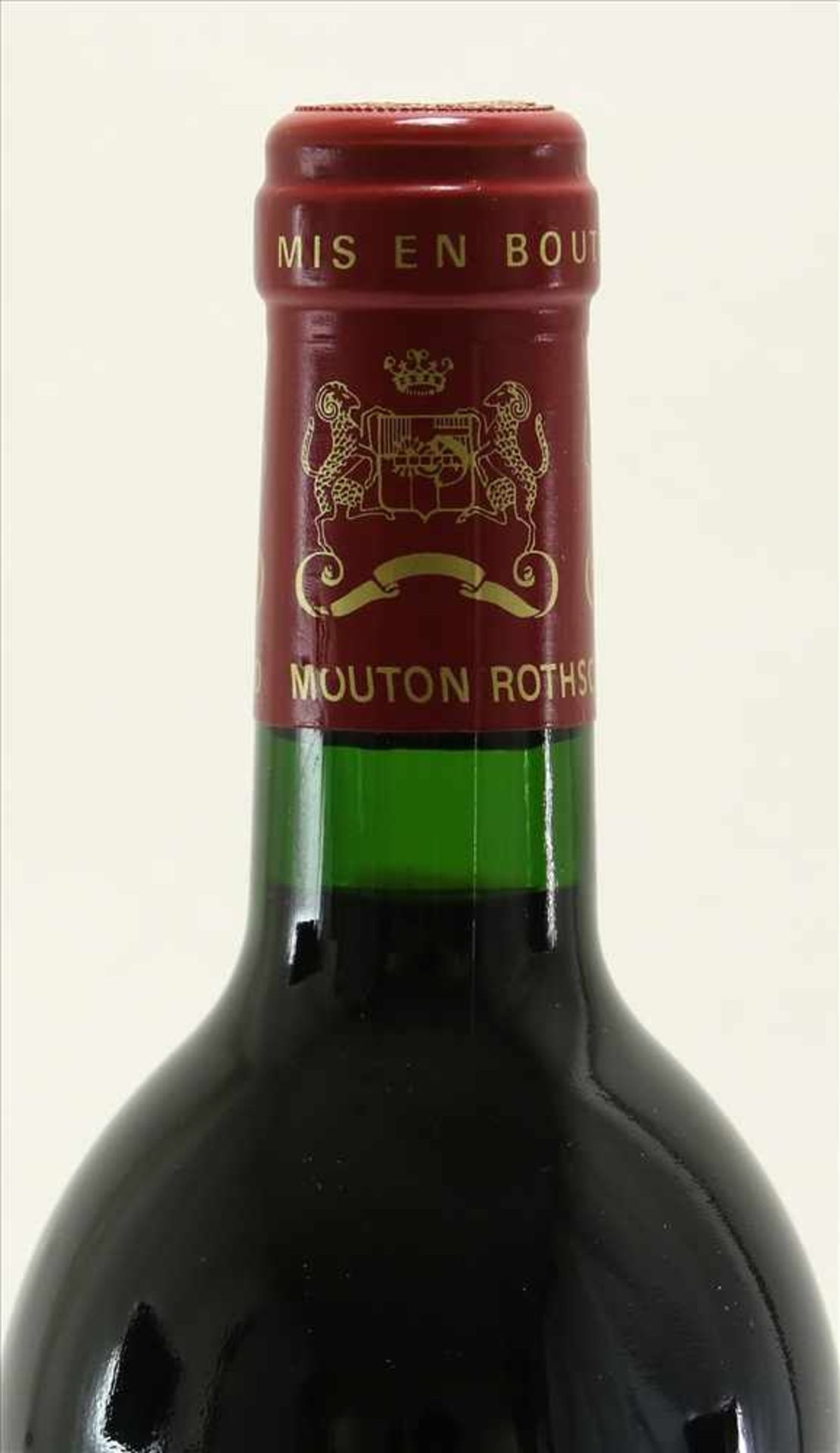 Flasche Chateau Mouton Rothschild 1988Pauillac, 0,75 Liter mit dem originalen Etikett von Keith - Bild 3 aus 3