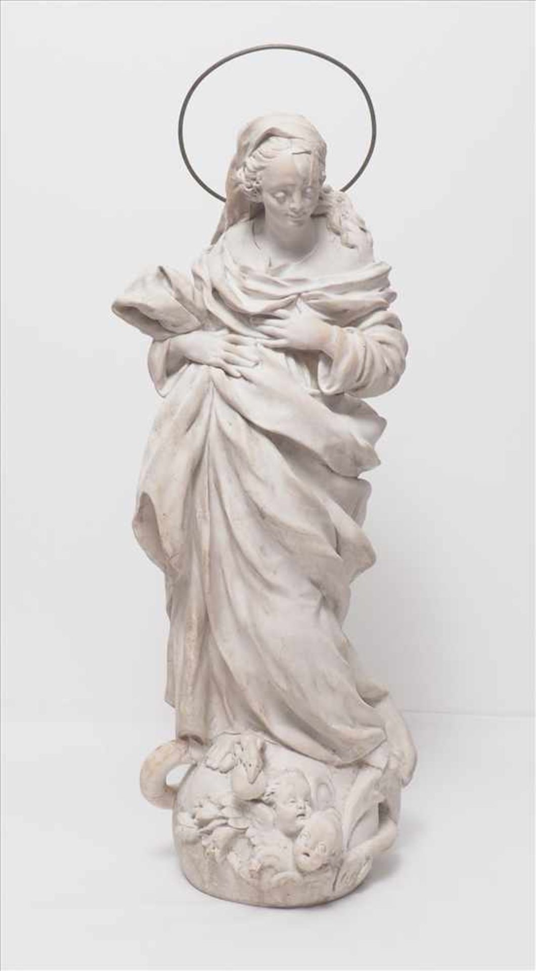 Madonna ImmaculataAbguss nach der Freiburger Immaculata von Johann Christian Wentzinger. Auf der