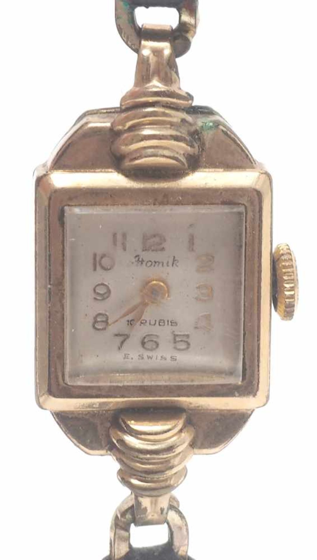 Drei ArmbanduhrenDiverse Fabrikate meist um 1930. Unterschiedliche Formen. Funktion nicht - Bild 3 aus 8