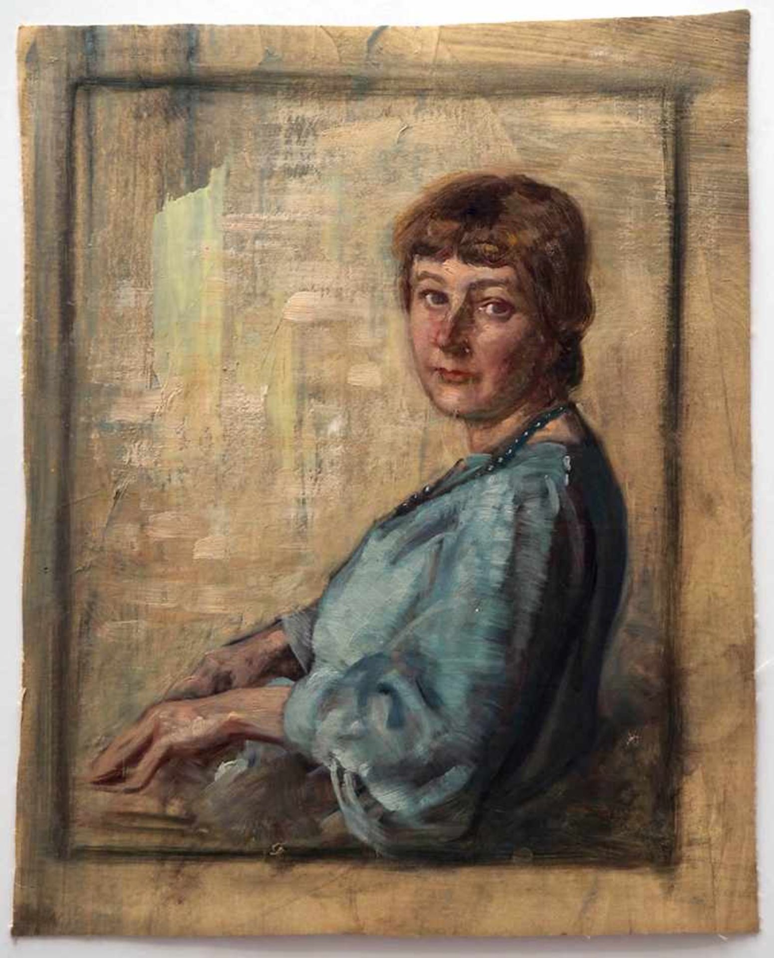 Schmidlin, Adolf1868 Lahr - 1954 Freiburg. Drei diverse Portraitstudien der Frau Kapfhammer, Ehefrau