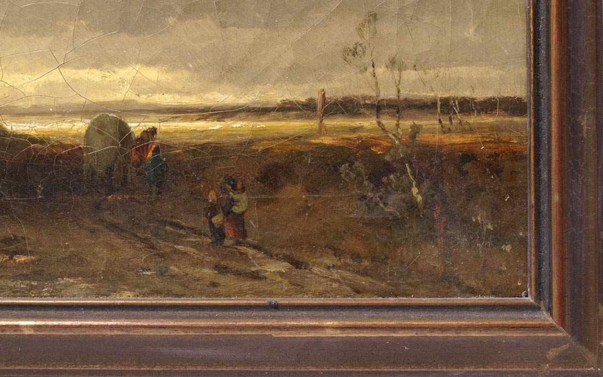 Wimmer, ConradMünchen 1844 - 1905. Küstenlandschaft unter stürmischem Himmel. Im Vordergrund - Bild 4 aus 8