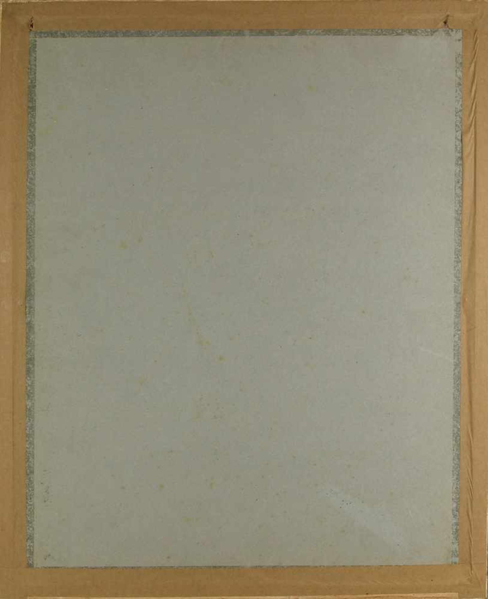 Hüppi, Alfonso*1935 Freiburg. Abstrakte Komposition. Farbkreide auf Velin. Unten rechts signiert und - Bild 3 aus 3