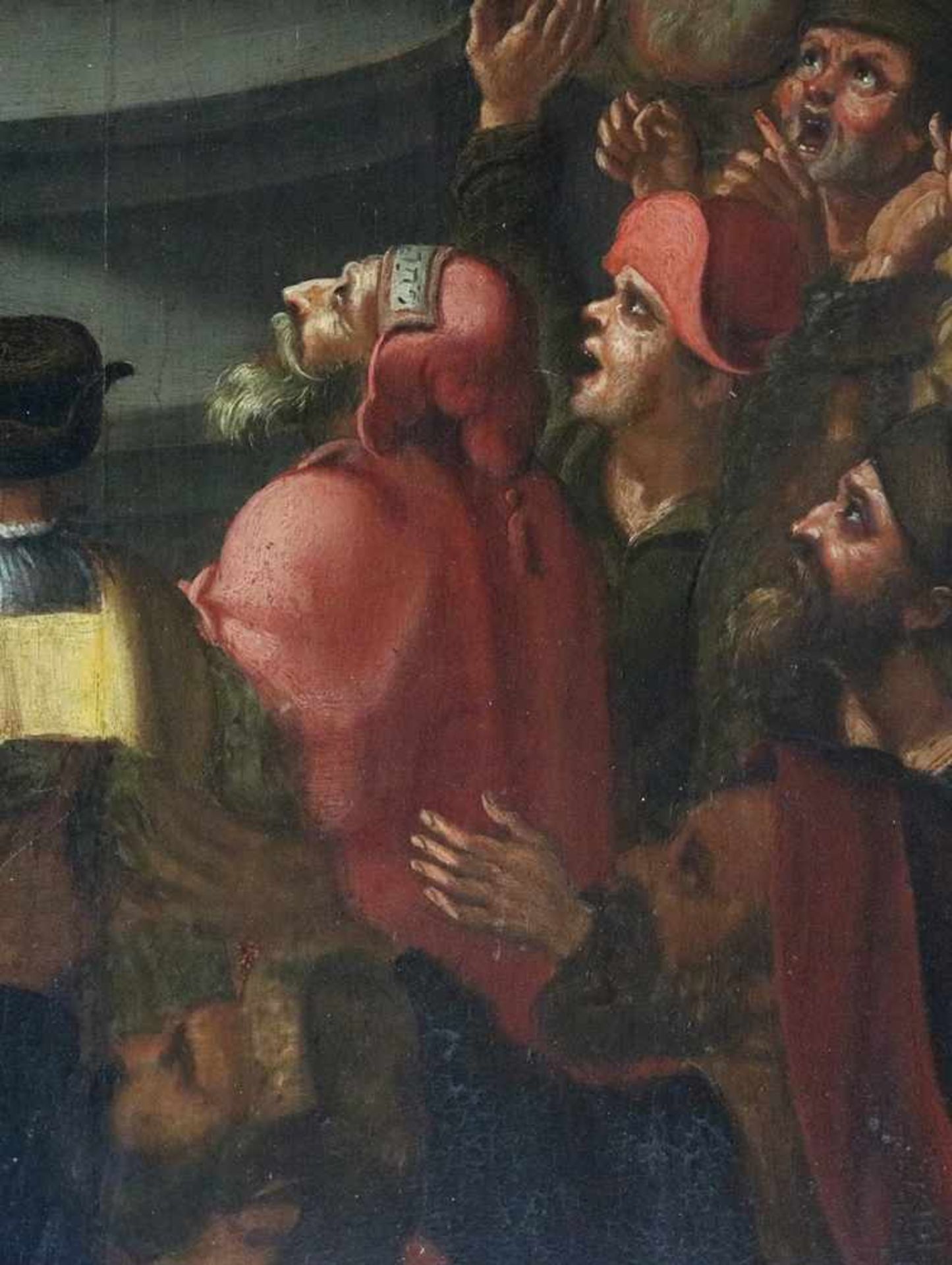 Flämischer Altmeister16./17. Jh. Ecce Homo. Vielfigurige Szene mit dem von Herodes auf einer - Bild 15 aus 16